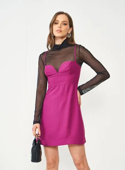 Vestido Curto Slim