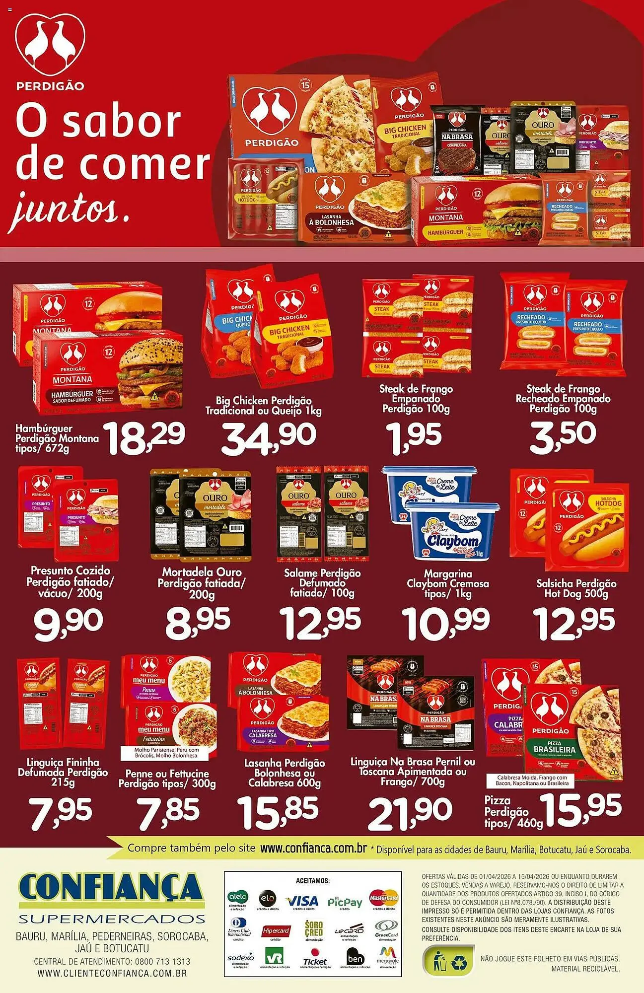 Encarte de Catálogo Confiança Supermercados 1 de abril até 16 de abril 2026 - Pagina 2