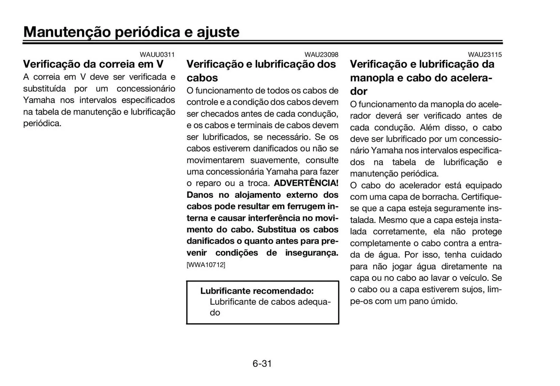 Encarte de Panfleto Yamaha 3 de fevereiro até 31 de março 2027 - Pagina 70