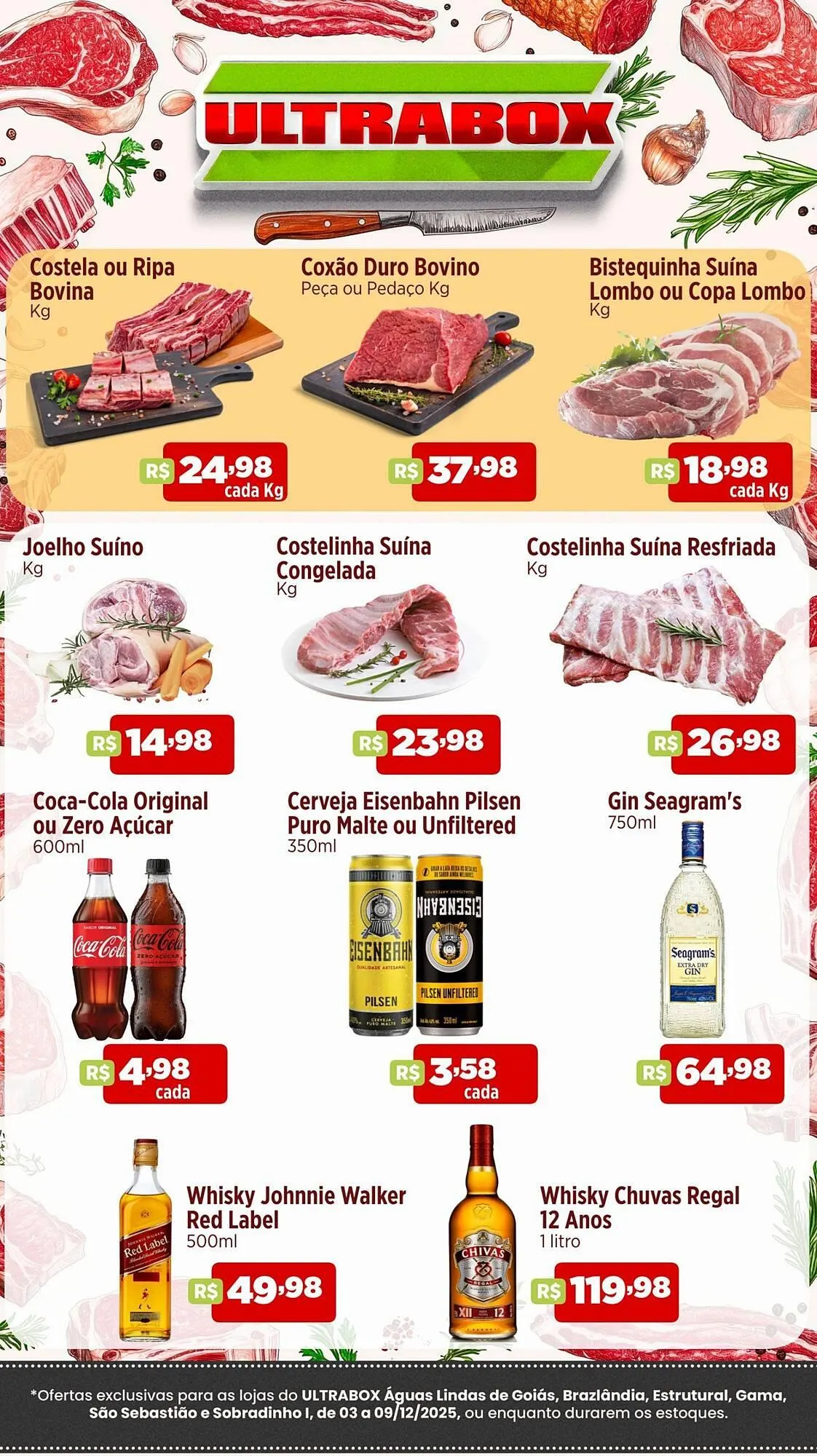 Encarte de Panfleto Ultrabox 3 de dezembro até 9 de dezembro 2025 - Pagina 1