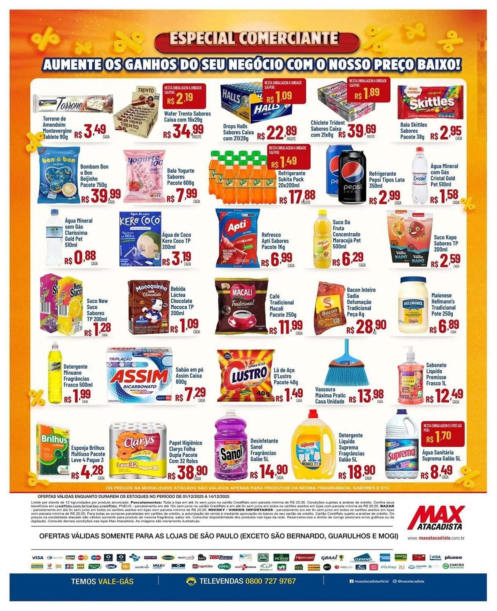 Encarte de Encarte Max Atacadista 1 de dezembro até 14 de dezembro 2025 - Pagina 4
