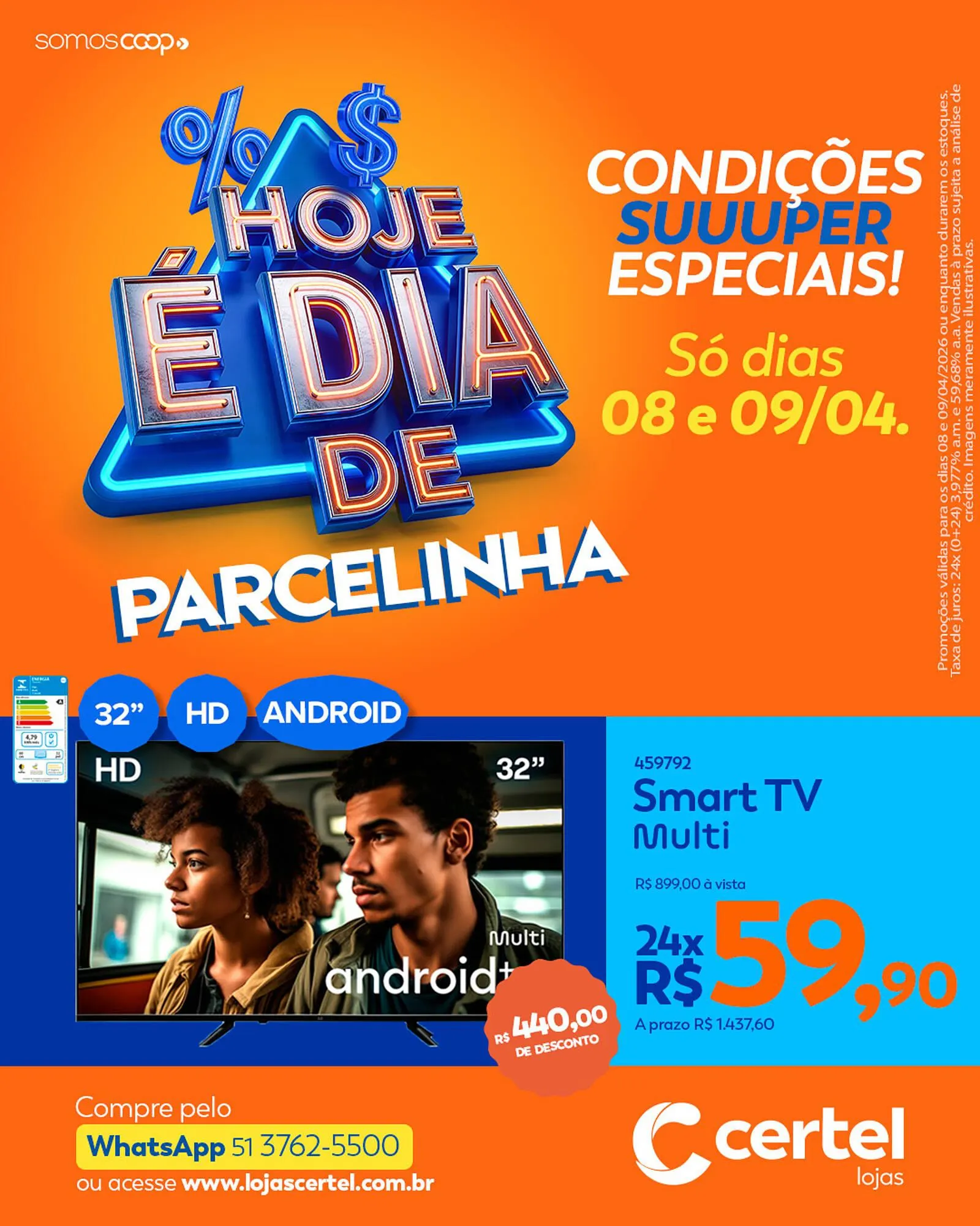 Encarte de Folheto Lojas Certel 8 de abril até 9 de abril 2026 - Pagina 4