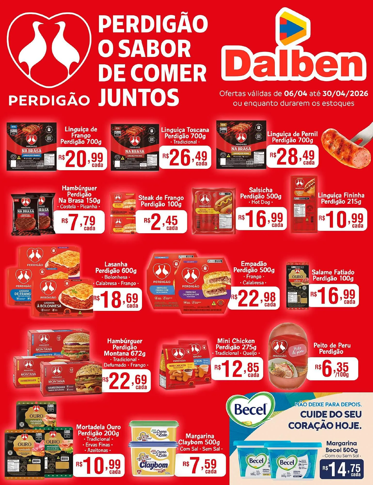 Encarte de Catálogo Supermercado Dalben 6 de abril até 30 de abril 2026 - Pagina 1