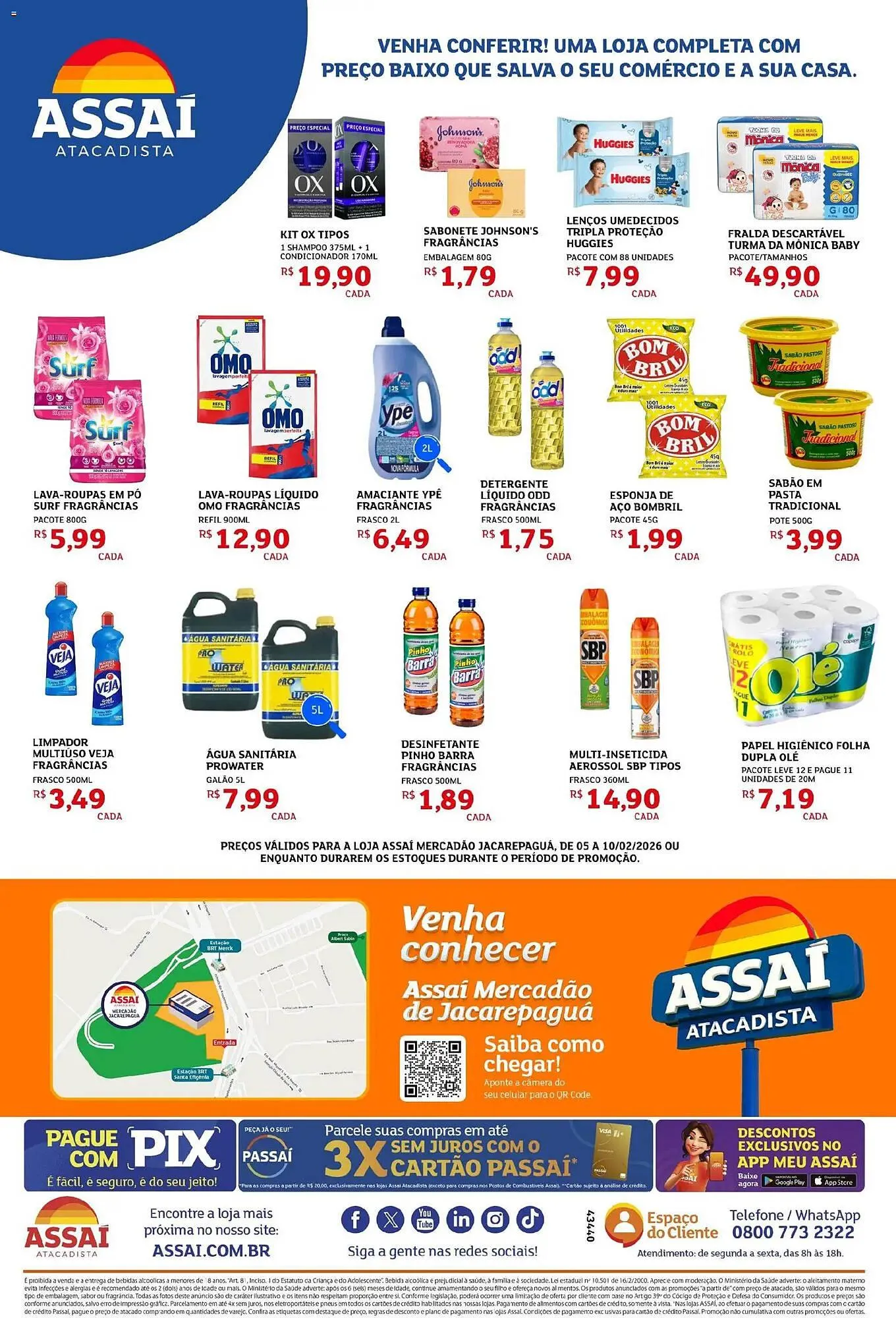 Encarte de Encarte Assaí Atacadista 5 de fevereiro até 10 de fevereiro 2026 - Pagina 4