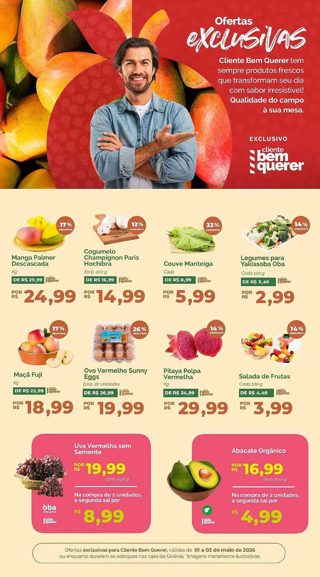 Encarte de Folheto Oba Hortifruti 1 de maio até 3 de maio 2026 - Pagina 3