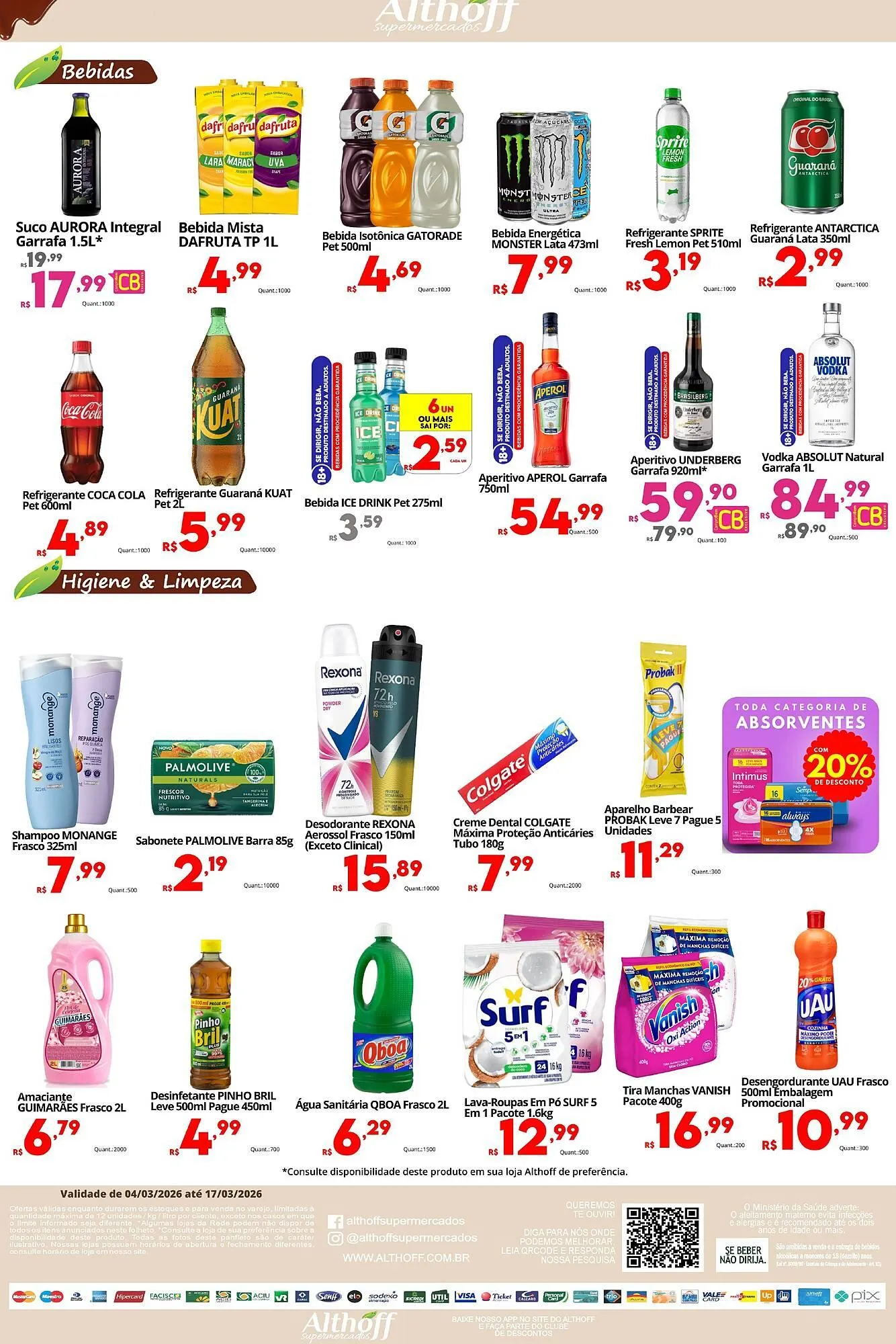 Encarte de Encarte Althoff Supermercados 16 de março até 17 de março 2026 - Pagina 5
