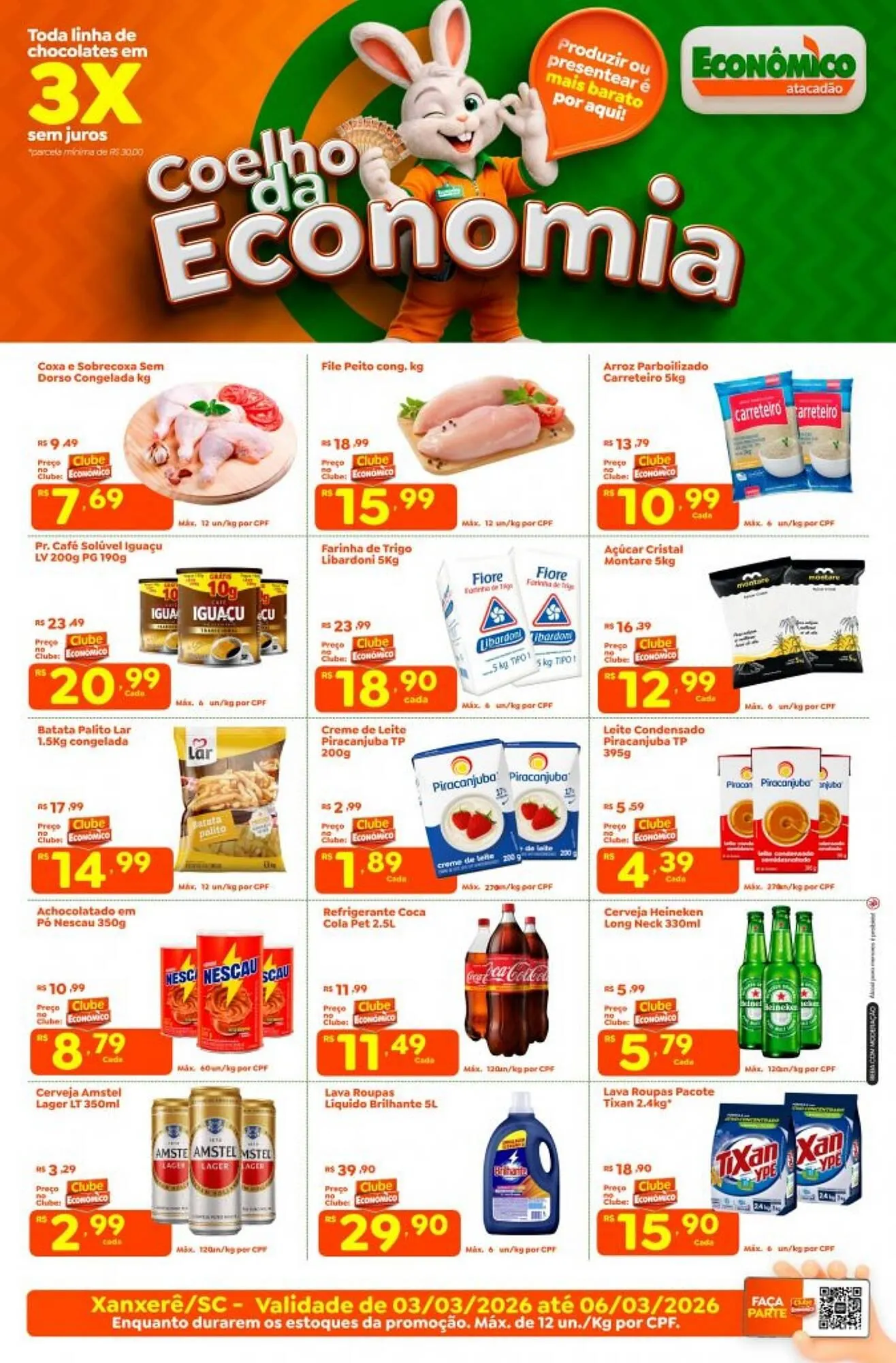 Encarte de Catálogo Econômico Atacadão 5 de março até 6 de março 2026 - Pagina 1