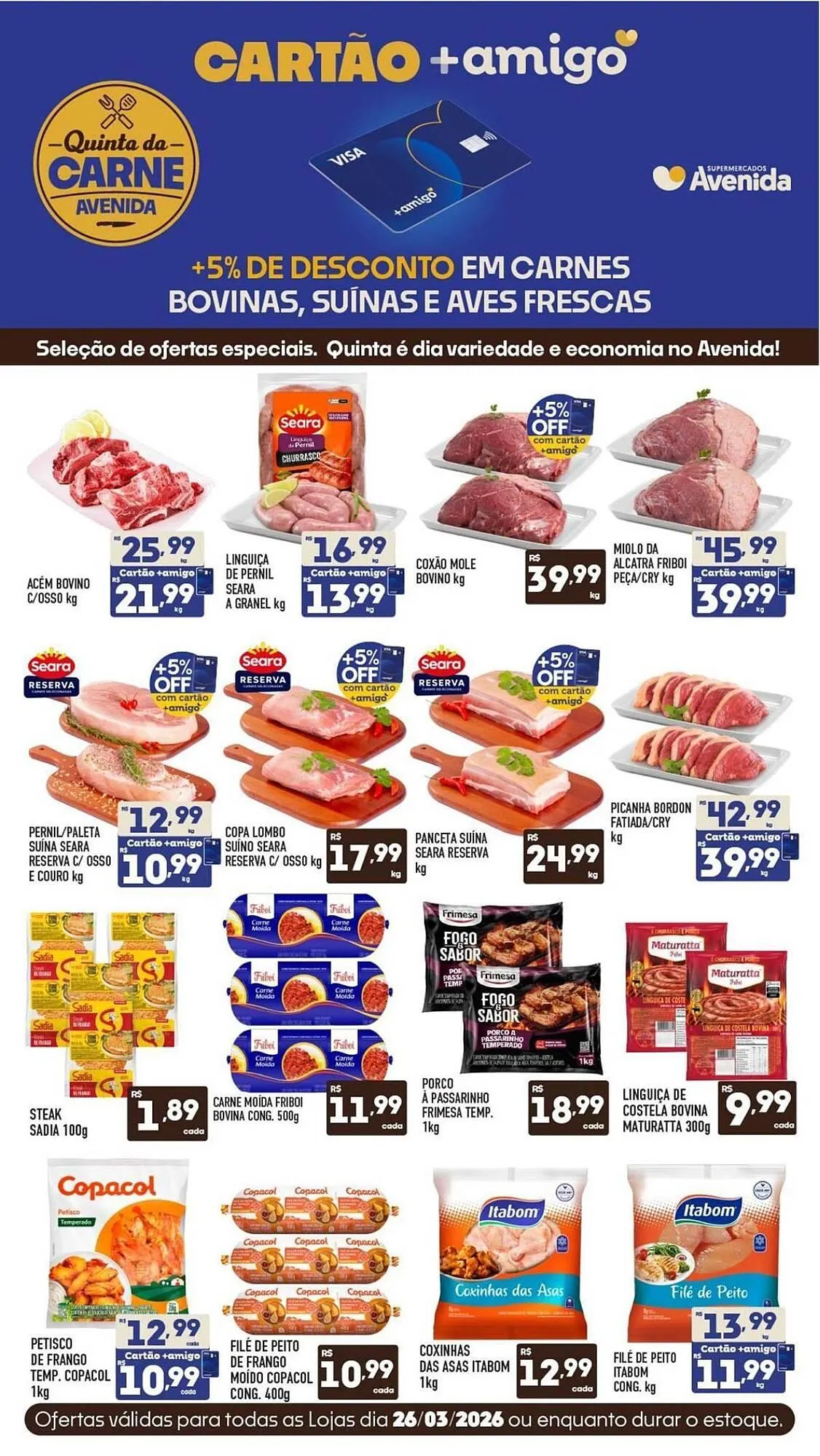 Encarte de Catálogo Supermercados Avenida 26 de março até 29 de março 2026 - Pagina 4