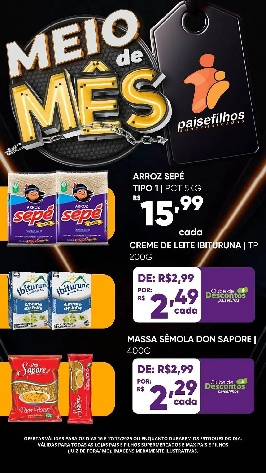 Encarte de Catálogo Pais e Filhos Supermercados 16 de dezembro até 17 de dezembro 2025 - Pagina 7