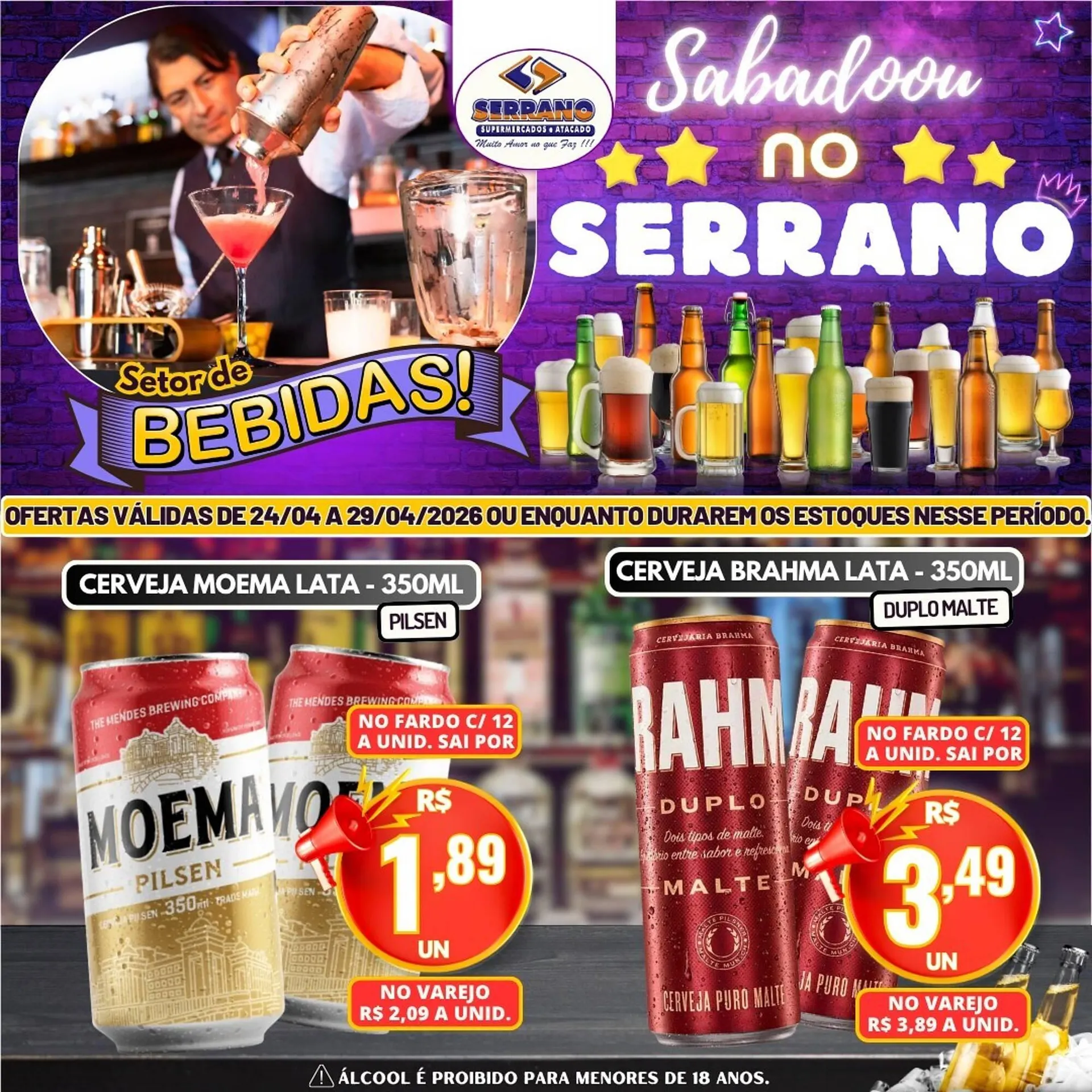 Encarte de Catálogo Serrano Supermercado 25 de abril até 29 de abril 2026 - Pagina 2