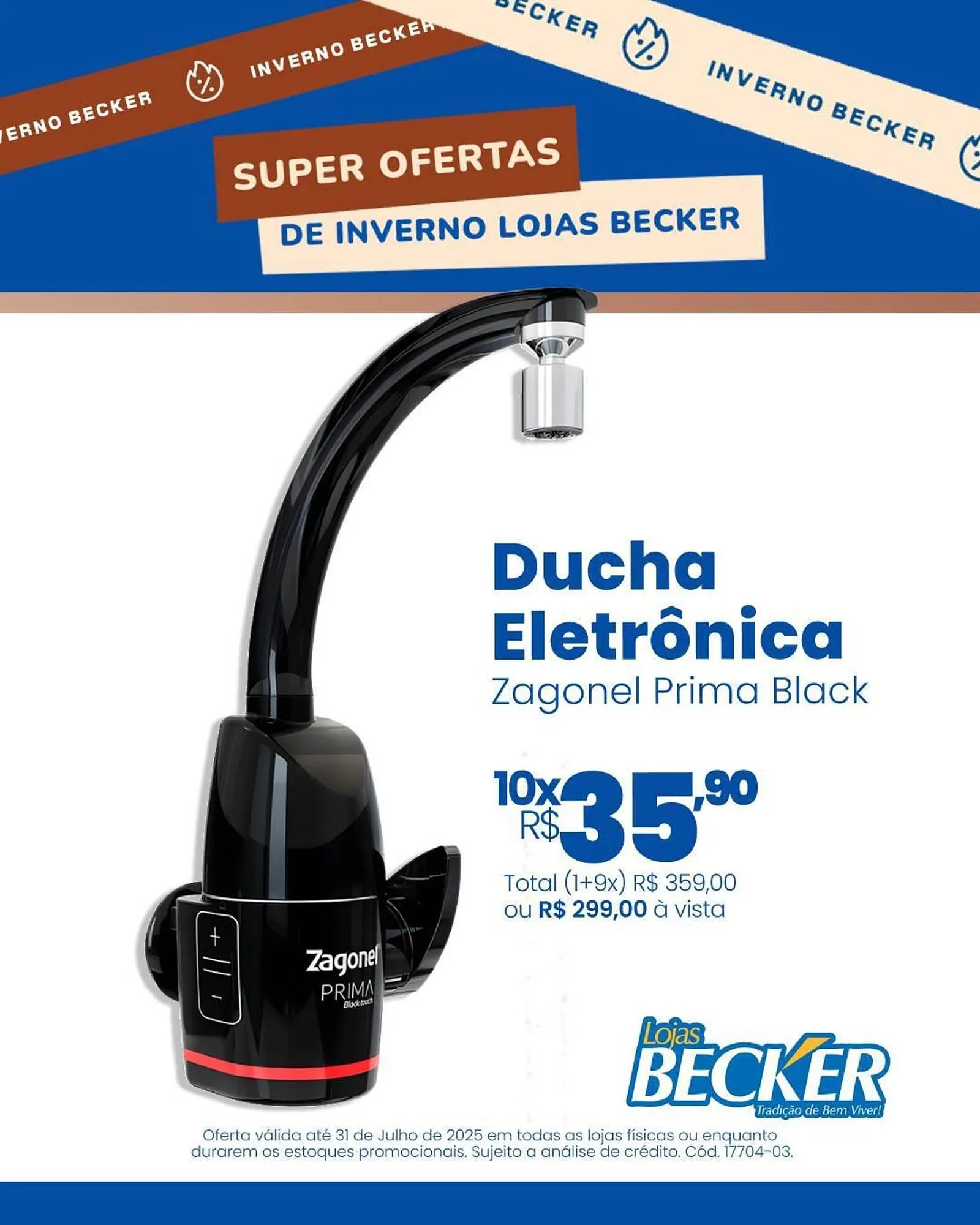 Encarte de Catálogo Lojas Becker 4 de julho até 31 de julho 2025 - Pagina 1