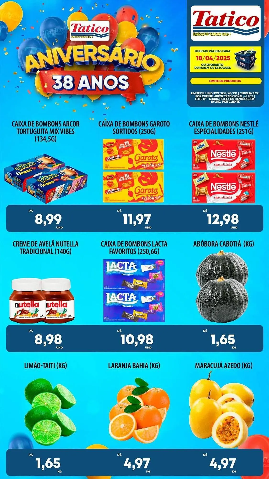 Encarte de Catálogo Tatico 18 de abril até 21 de abril 2025 - Pagina 10