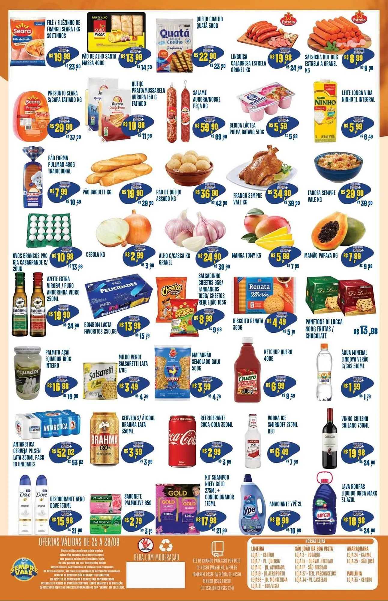 Encarte de Catálogo Sempre Vale Supermercados 25 de setembro até 28 de setembro 2025 - Pagina 2