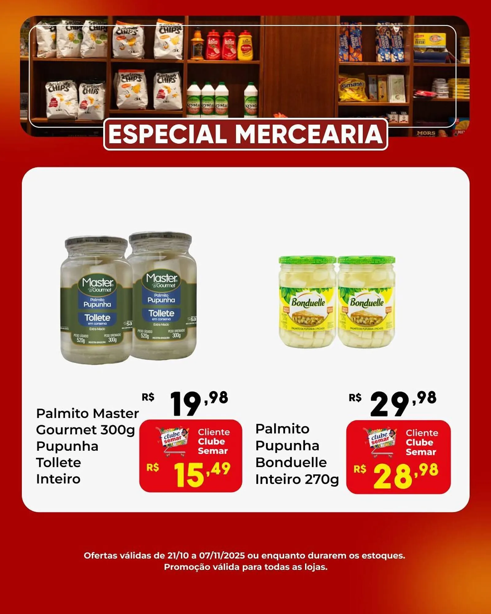 Encarte de Folheto Semar Supermercado 26 de outubro até 7 de novembro 2025 - Pagina 2