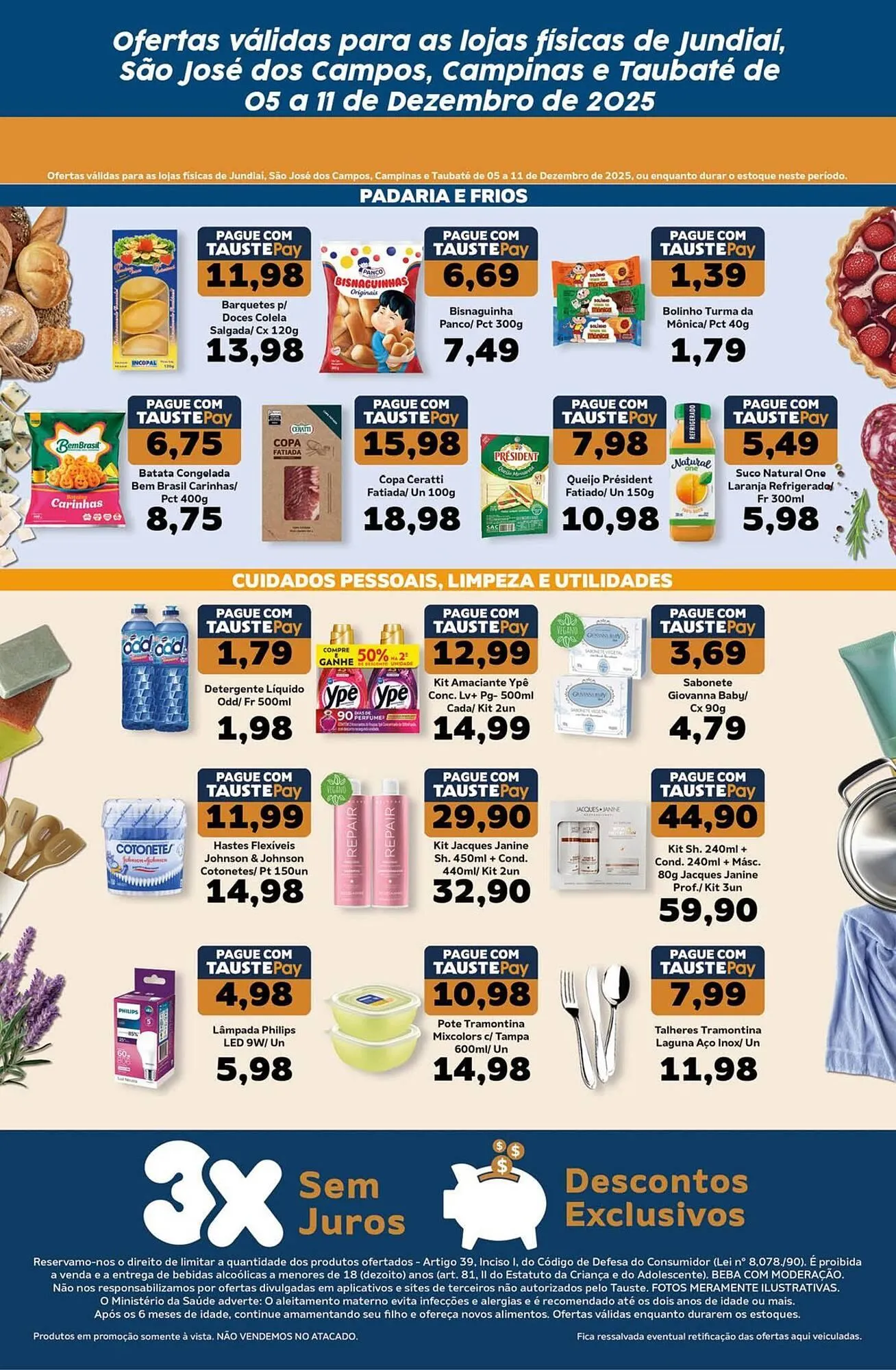 Encarte de Catálogo Supermercados Tauste 5 de dezembro até 11 de dezembro 2025 - Pagina 2