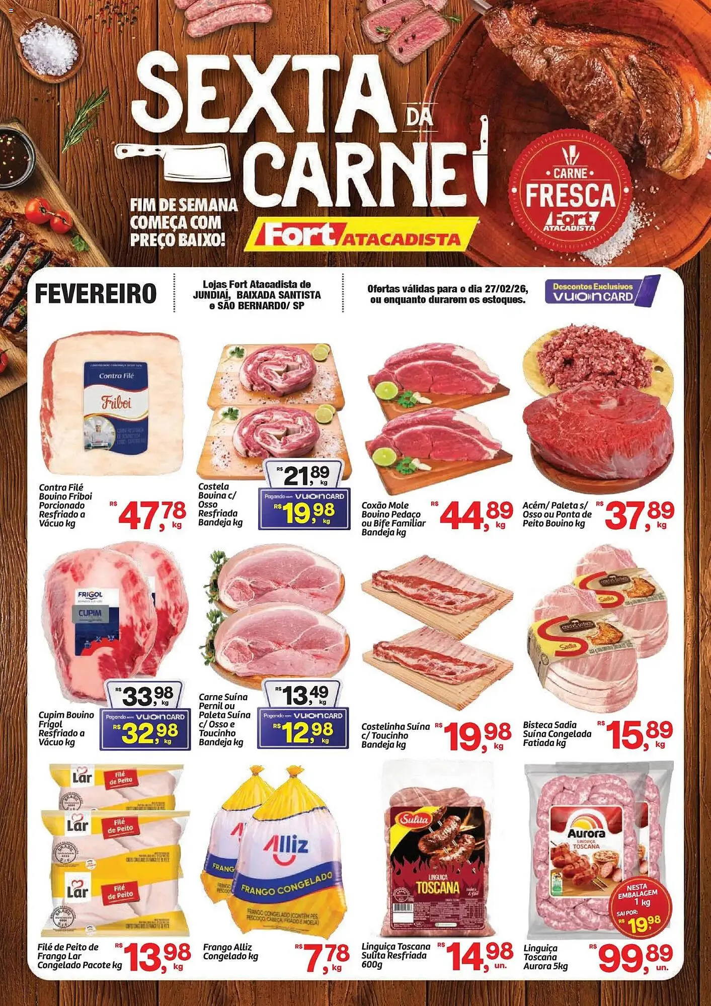 Encarte de Tabloide Fort Atacadista 27 de fevereiro até 27 de fevereiro 2026 - Pagina 1
