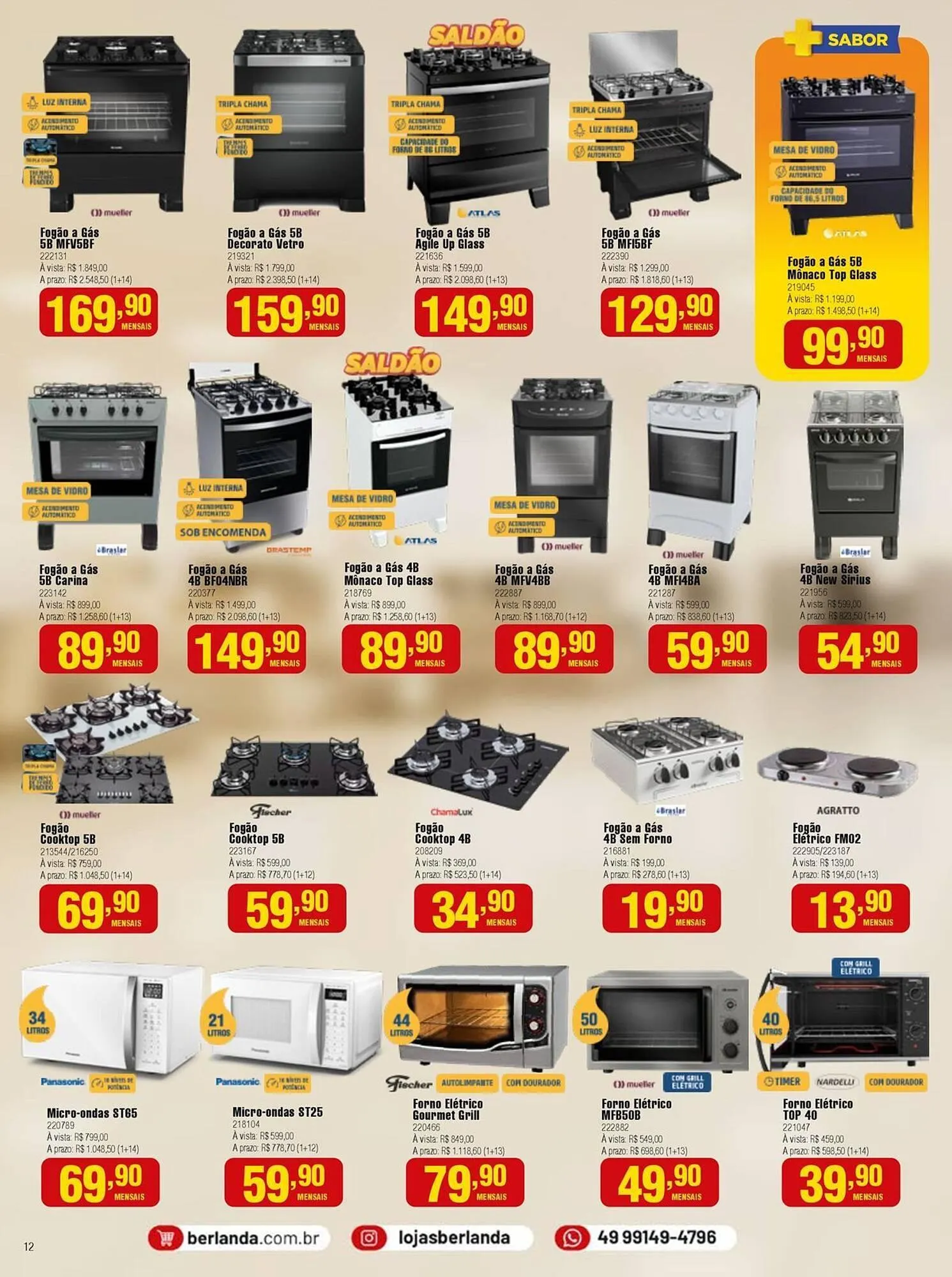 Encarte de Catálogo Berlanda 1 de março até 31 de março 2026 - Pagina 12