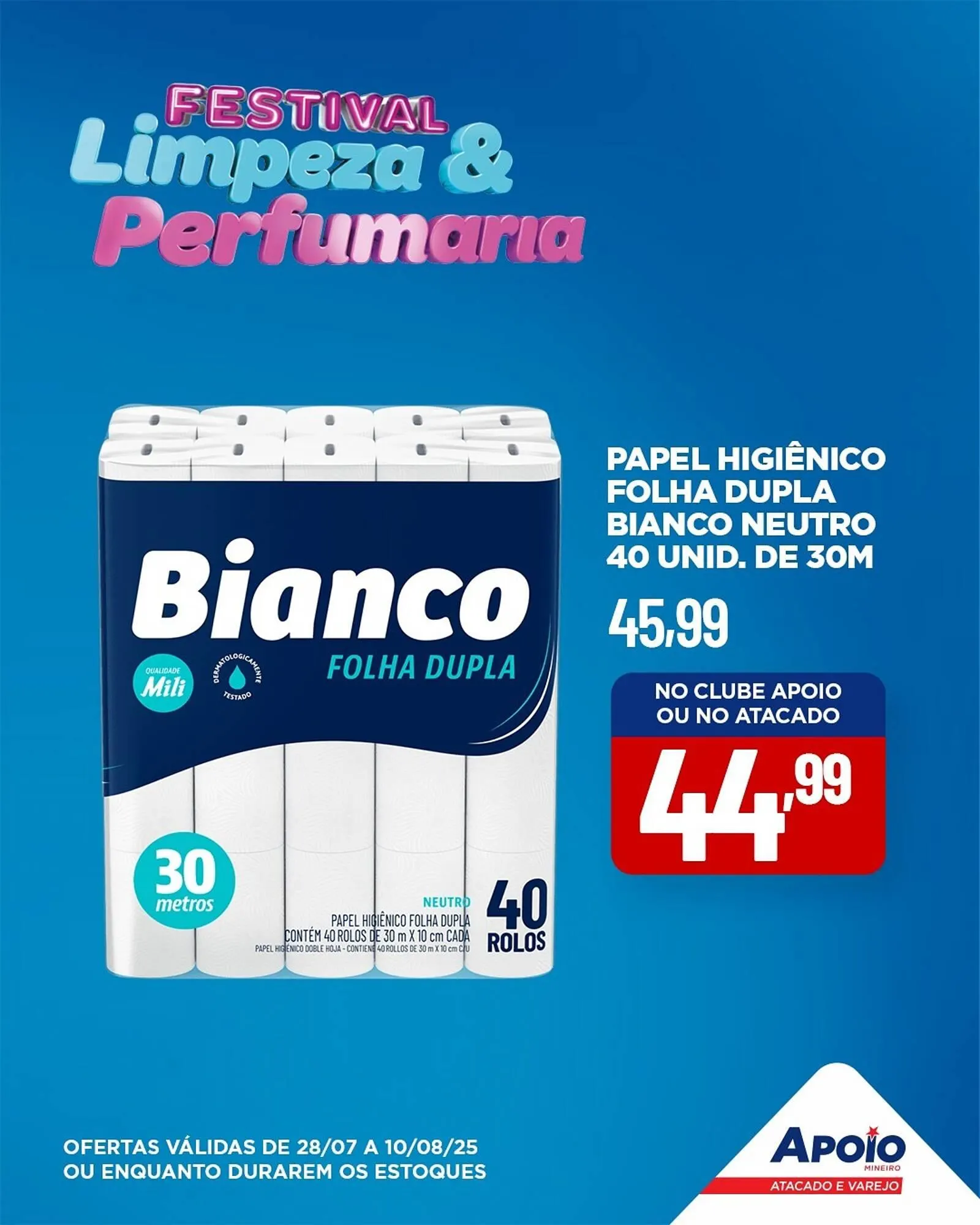 Encarte de Catálogo Apoio Mineiro 28 de julho até 10 de agosto 2025 - Pagina 1