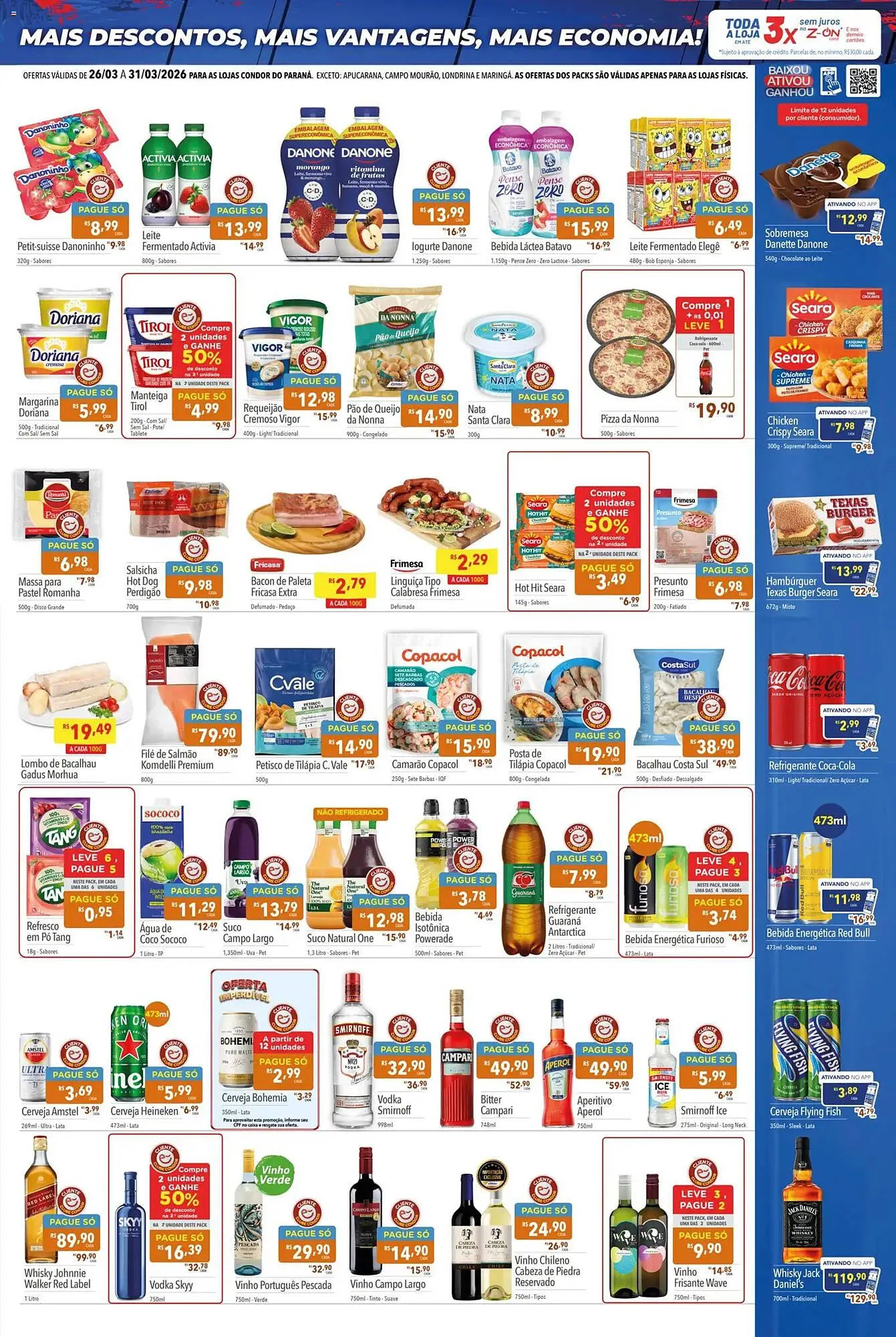 Encarte de Catálogo Supermercados Condor 26 de março até 1 de junho 2026 - Pagina 3
