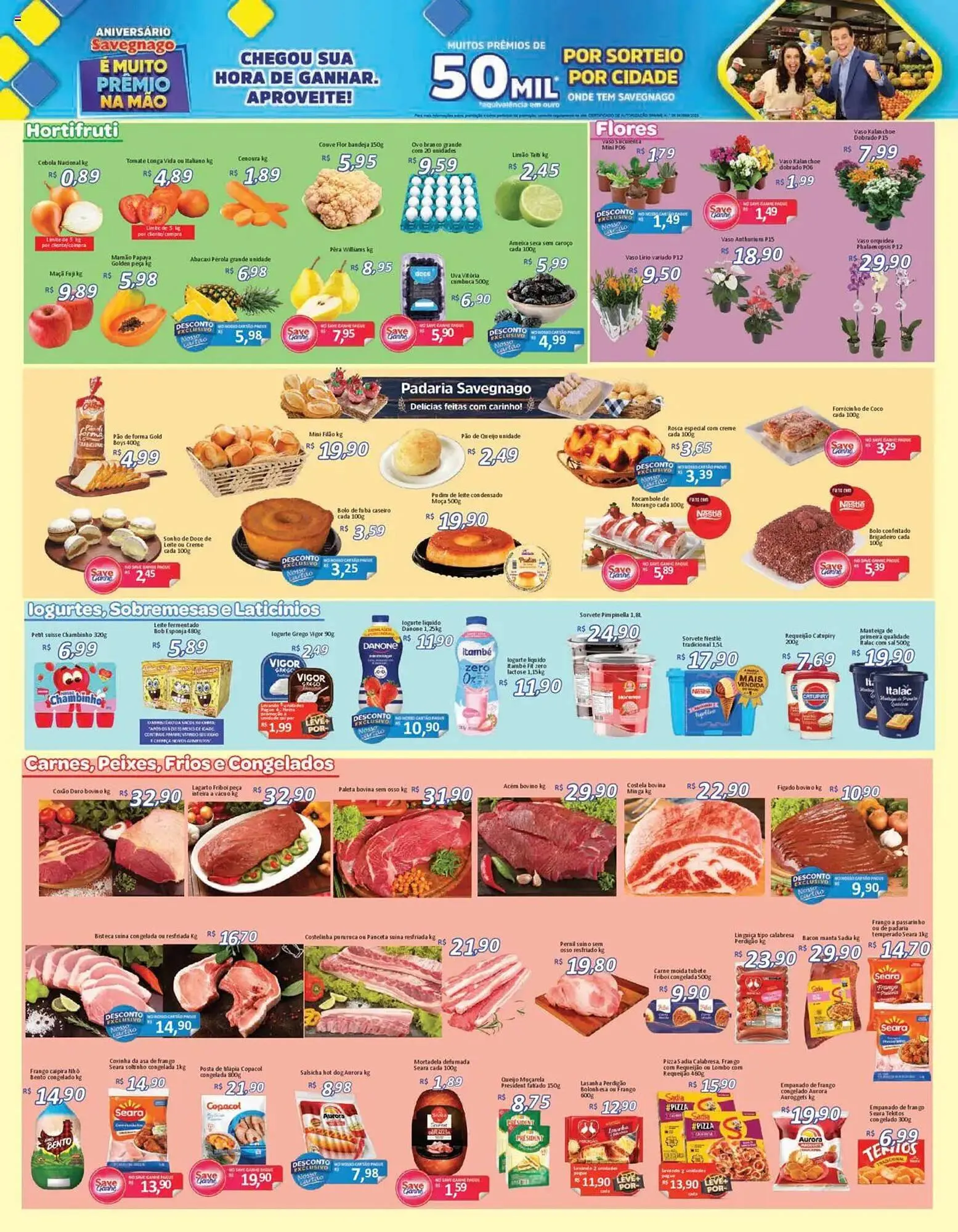 Encarte de Catálogo Supermercados Savegnago 24 de julho até 28 de julho 2025 - Pagina 2