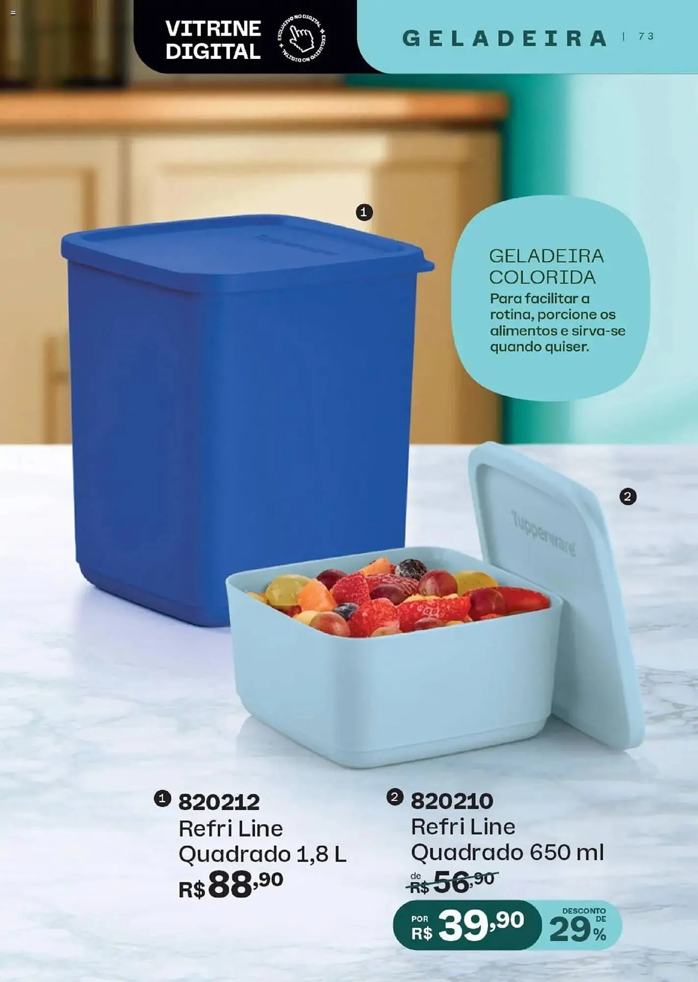 Encarte de Catálogo Tupperware 1 de setembro até 1 de outubro 2025 - Pagina 73