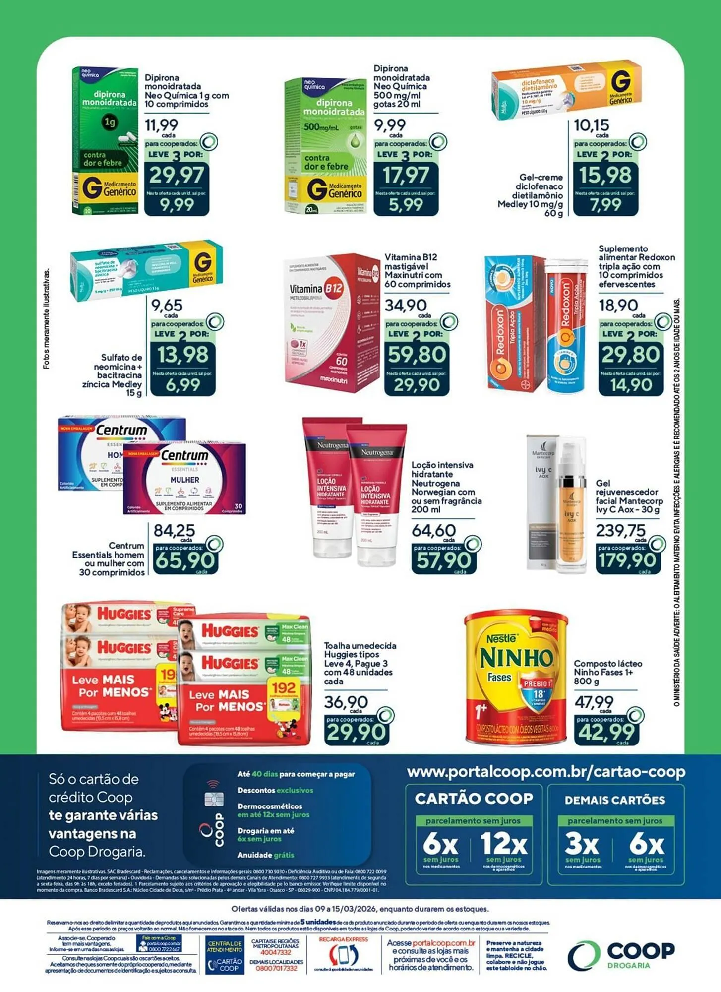 Encarte de Catálogo Drogaria Coop 9 de março até 15 de março 2026 - Pagina 2