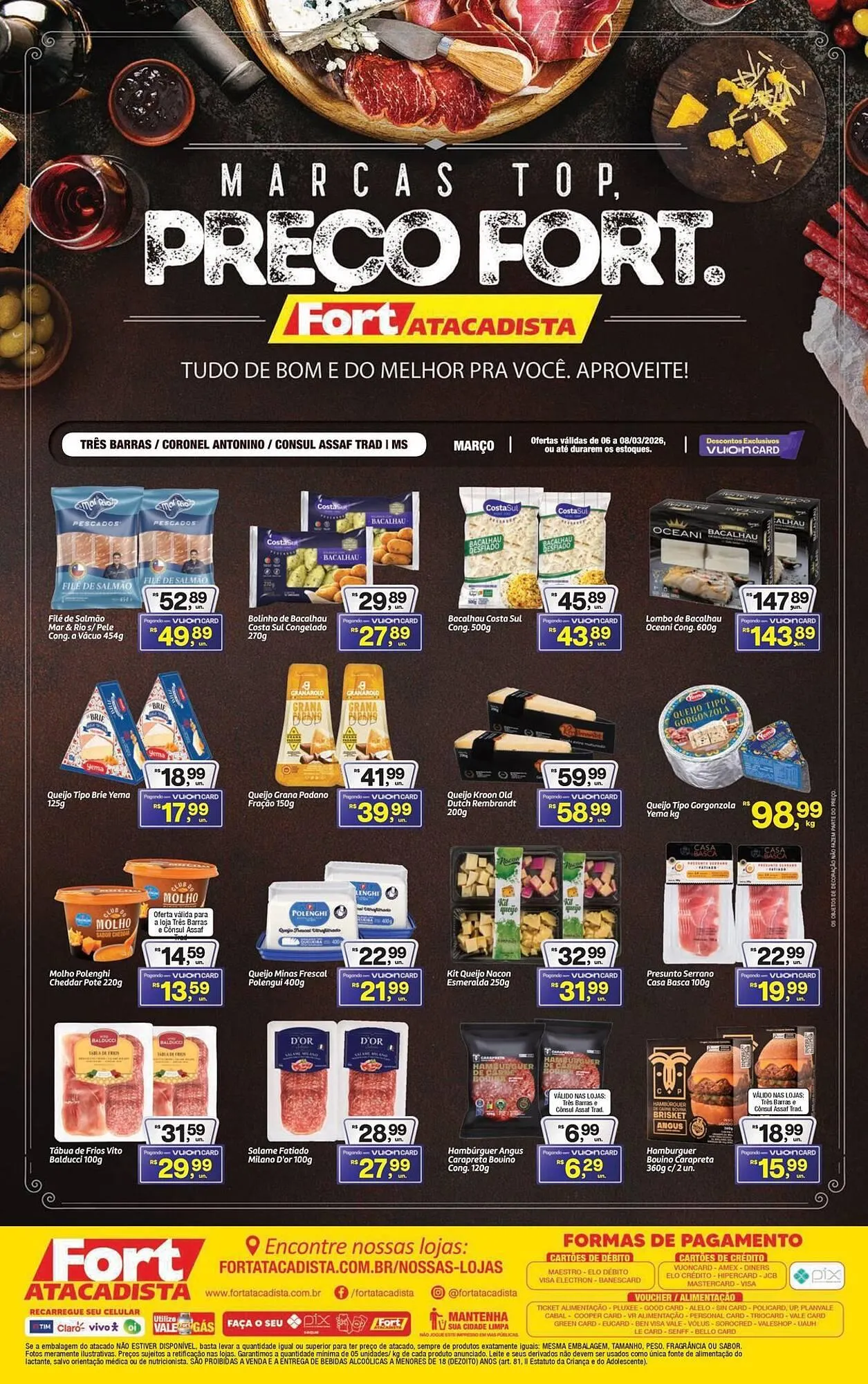 Encarte de Tabloide Fort Atacadista 6 de março até 8 de março 2026 - Pagina 1