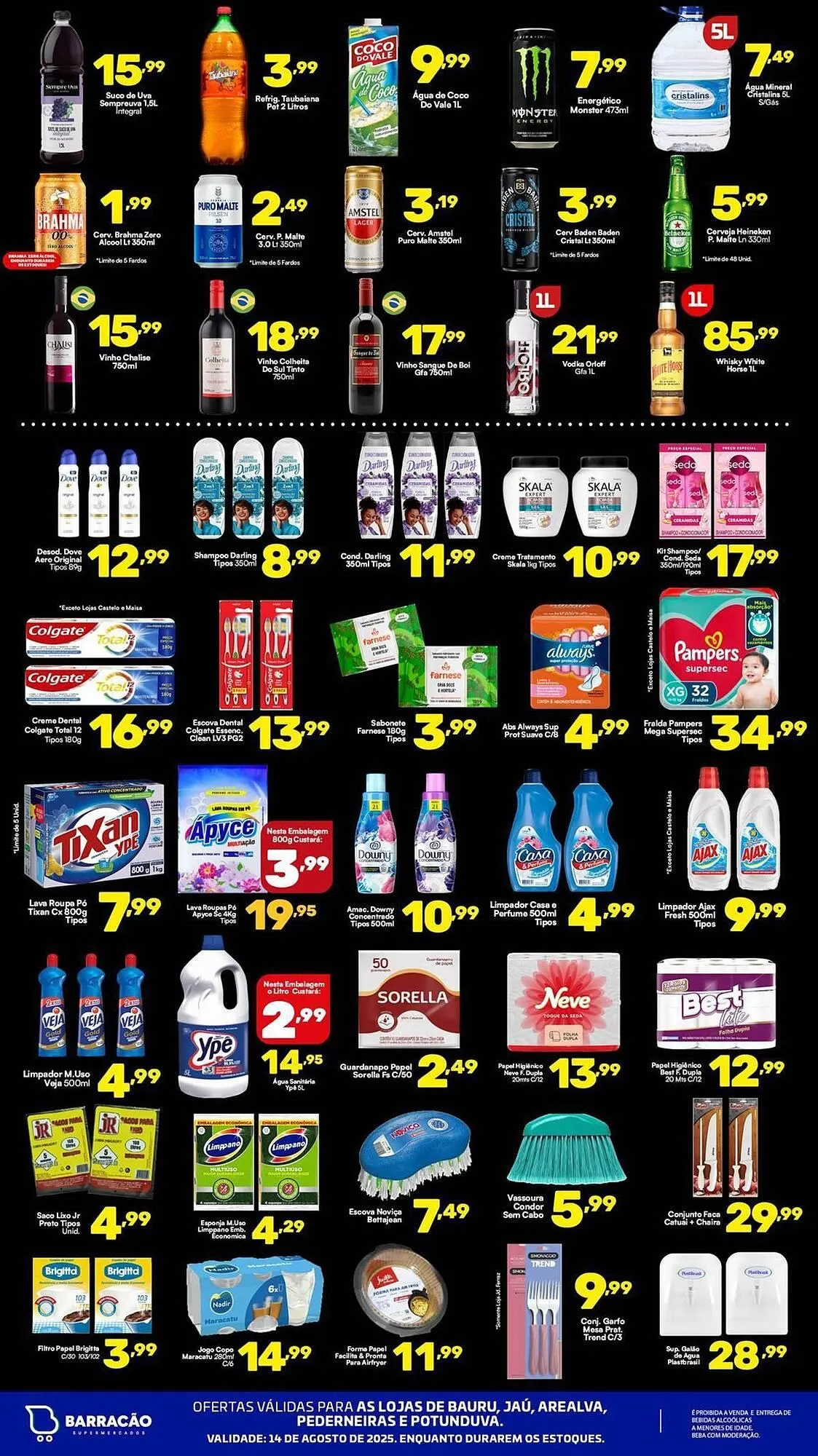 Encarte de Catálogo Barracão Supermercado 15 de agosto até 18 de agosto 2025 - Pagina 2
