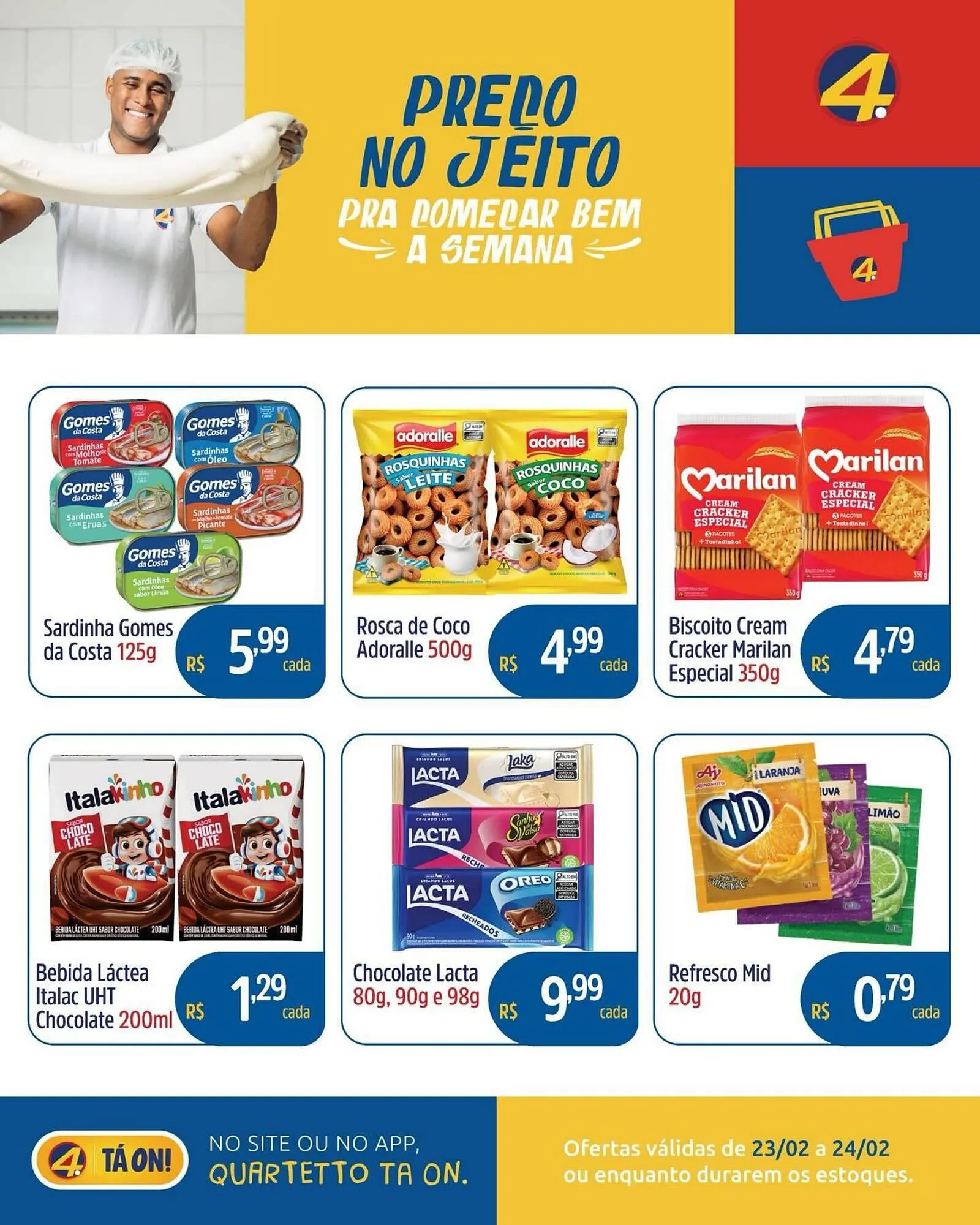 Encarte de Catálogo Quartetto Supermercados 23 de fevereiro até 24 de fevereiro 2026 - Pagina 2