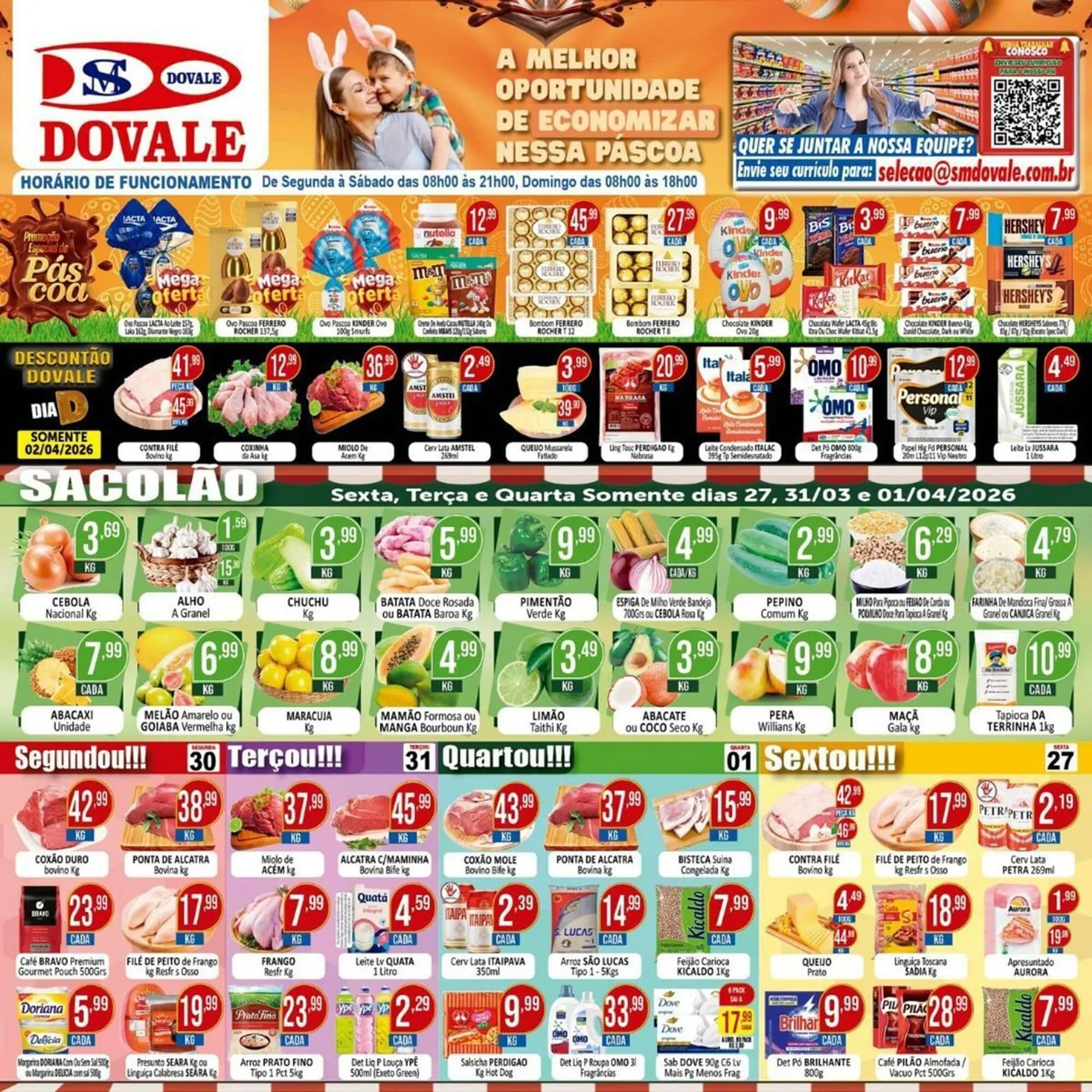 Encarte de Folheto Dovale 27 de março até 4 de abril 2026 - Pagina 1