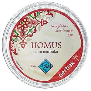 Homus Pasta De Grãos De Bico Derbak 200 G