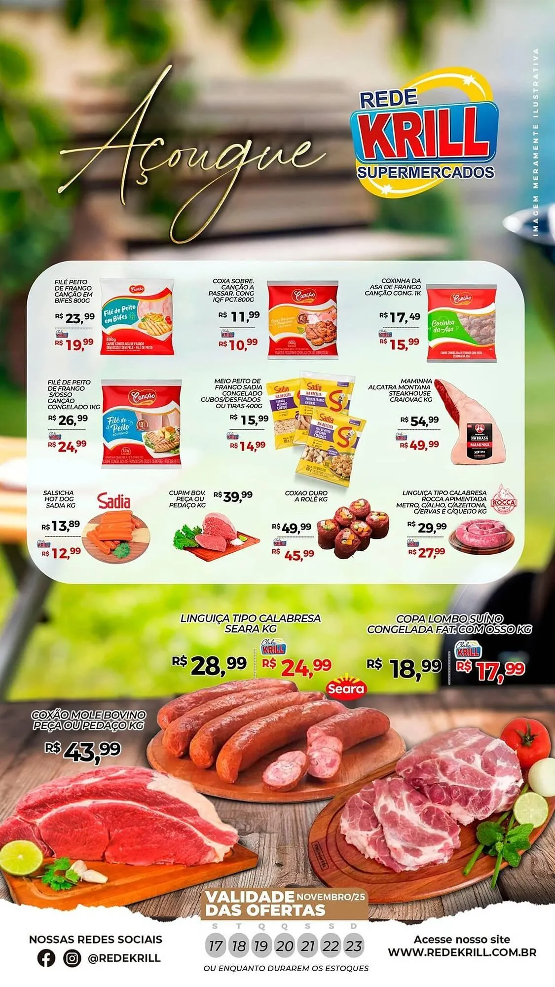 Encarte de Folheto Rede Krill 17 de novembro até 23 de novembro 2025 - Pagina 1