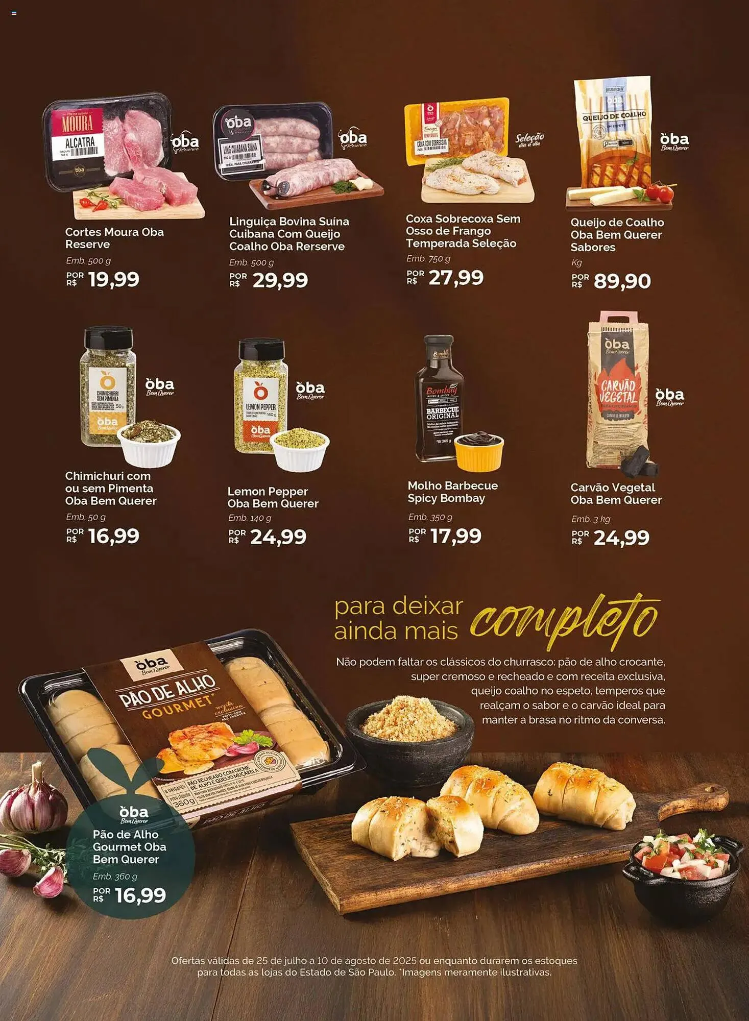 Encarte de Catálogo Oba Hortifruti 25 de julho até 10 de agosto 2025 - Pagina 3