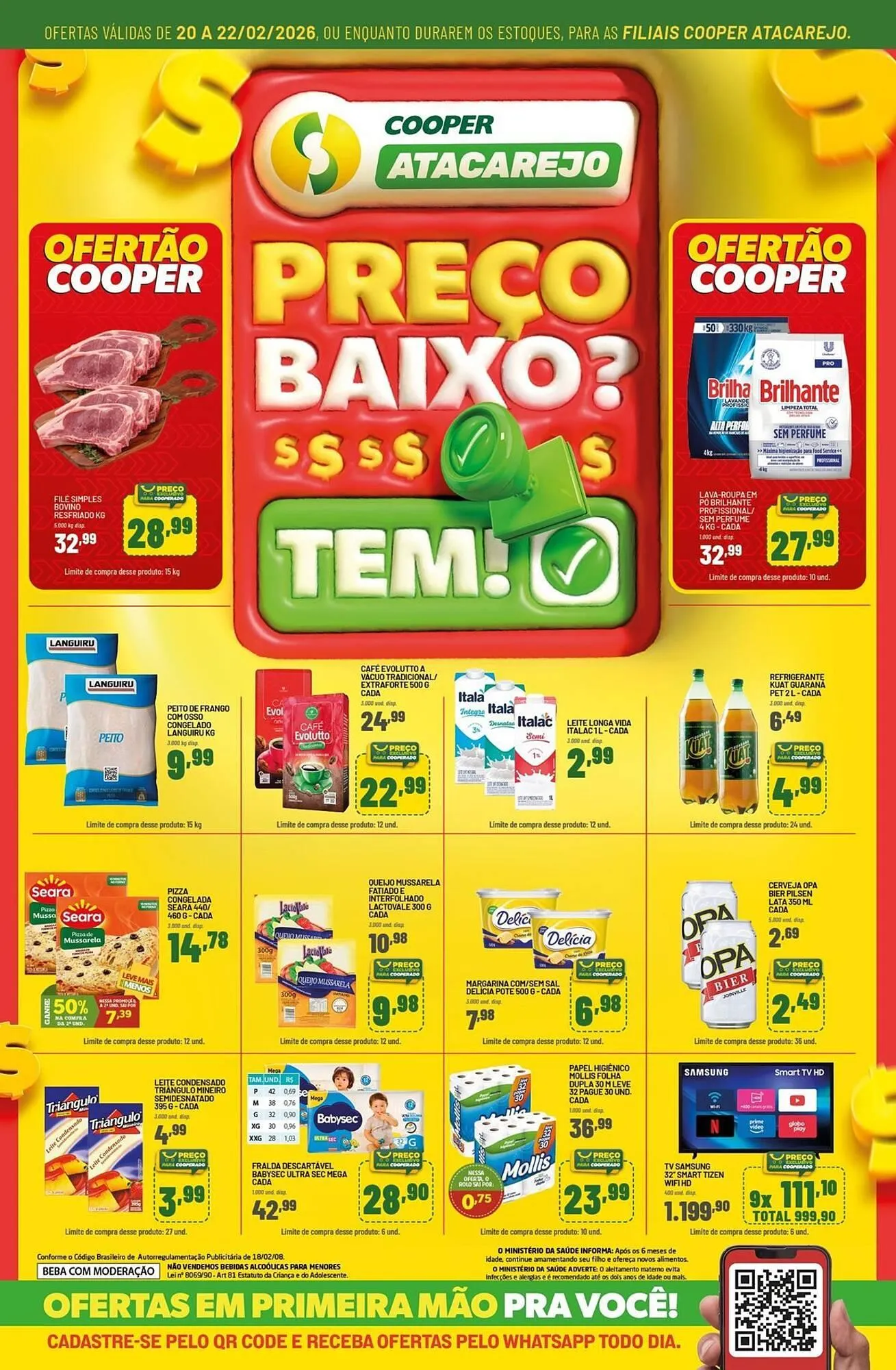 Encarte de Tabloide Cooper 20 de fevereiro até 22 de fevereiro 2026 - Pagina 1