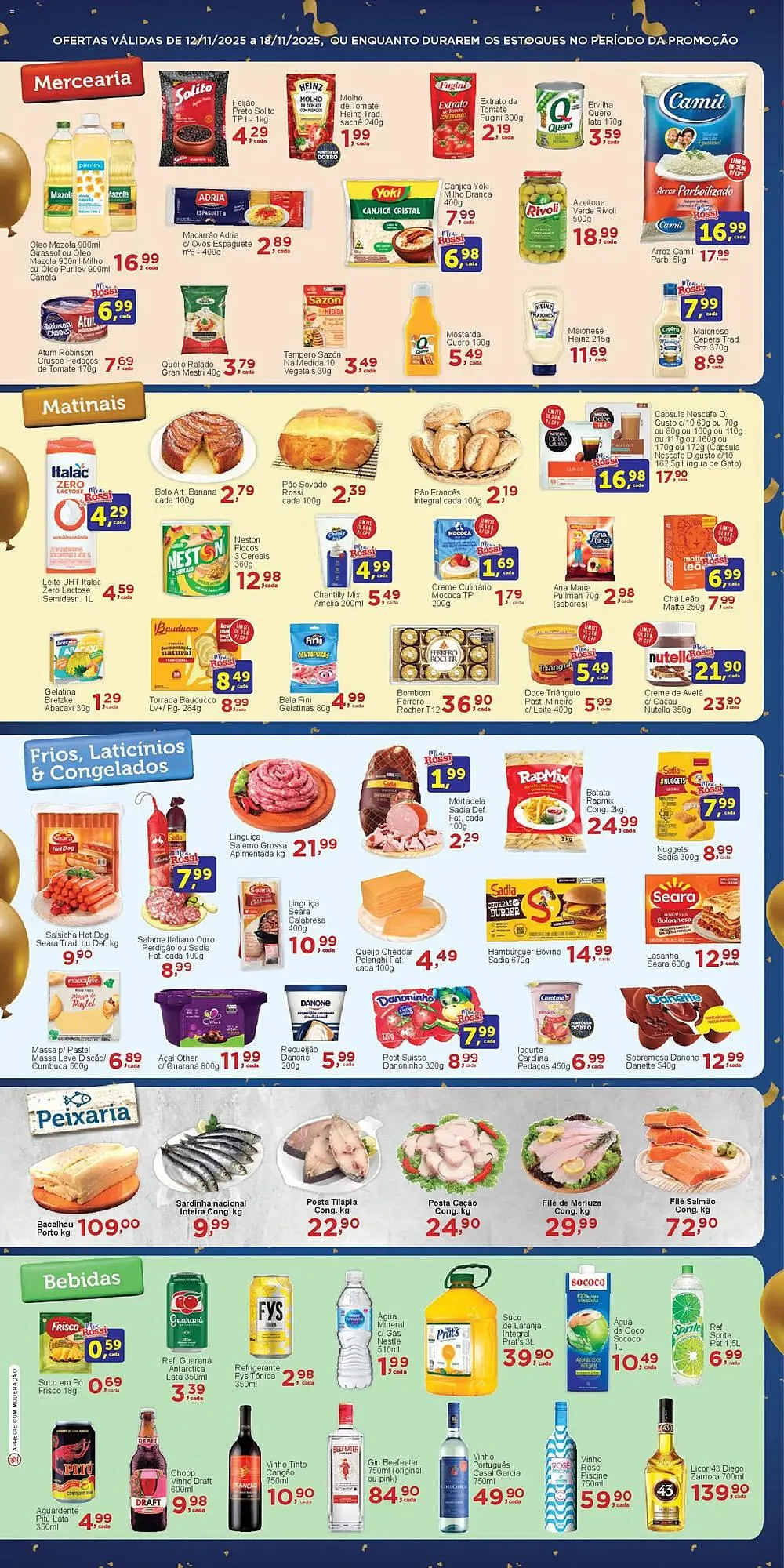 Encarte de Folheto Rossi Supermercado 15 de novembro até 18 de novembro 2025 - Pagina 2