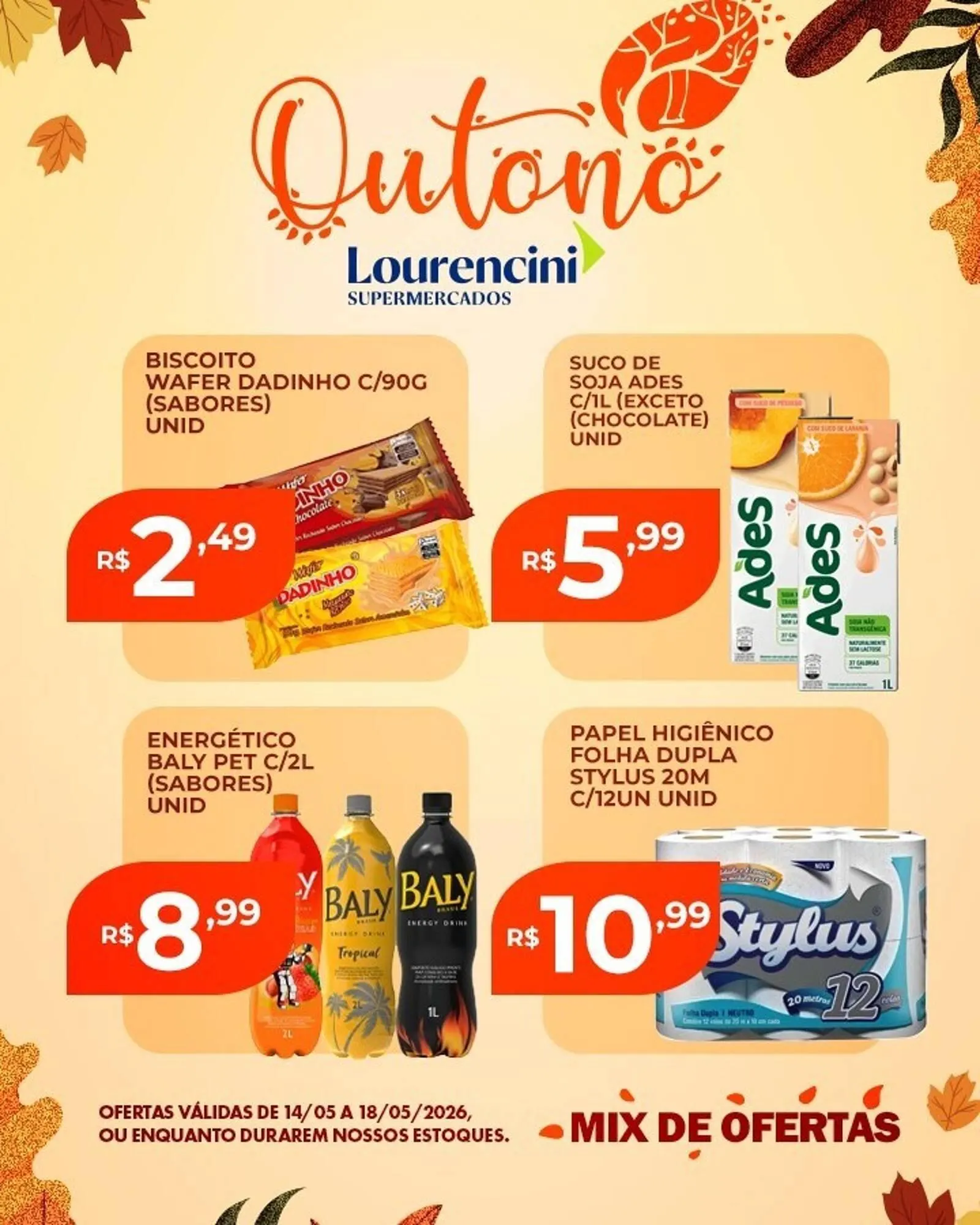 Encarte de Catálogo Lourencini Supermercados 16 de maio até 18 de maio 2026 - Pagina 4