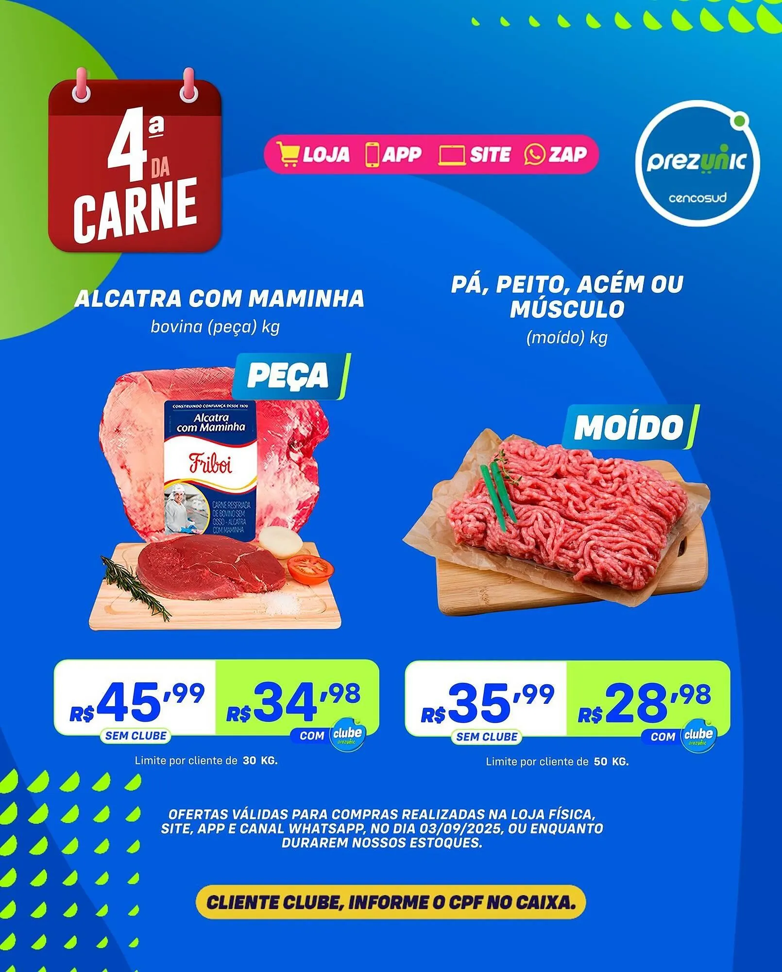 Encarte de Encarte Prezunic 3 de setembro até 3 de setembro 2025 - Pagina 1