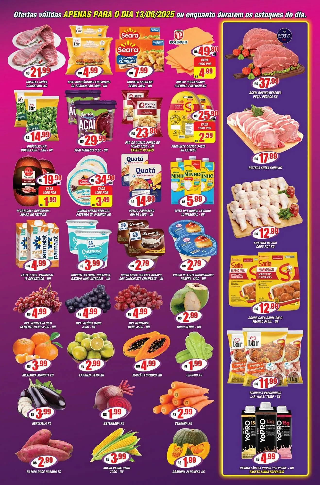 Encarte de Catálogo Violeta Supermercados 12 de junho até 13 de junho 2025 - Pagina 2