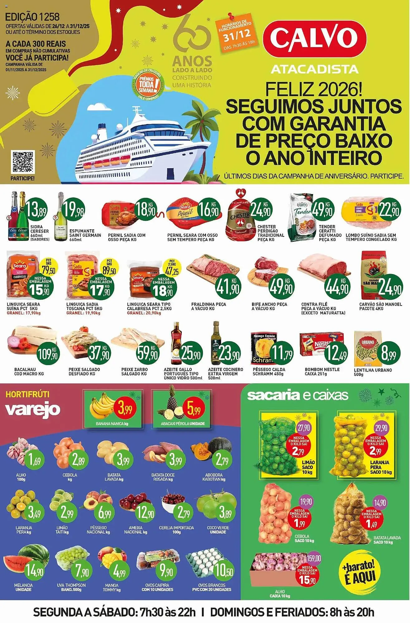 Encarte de Folheto Calvo Atacadista 27 de dezembro até 31 de dezembro 2025 - Pagina 1