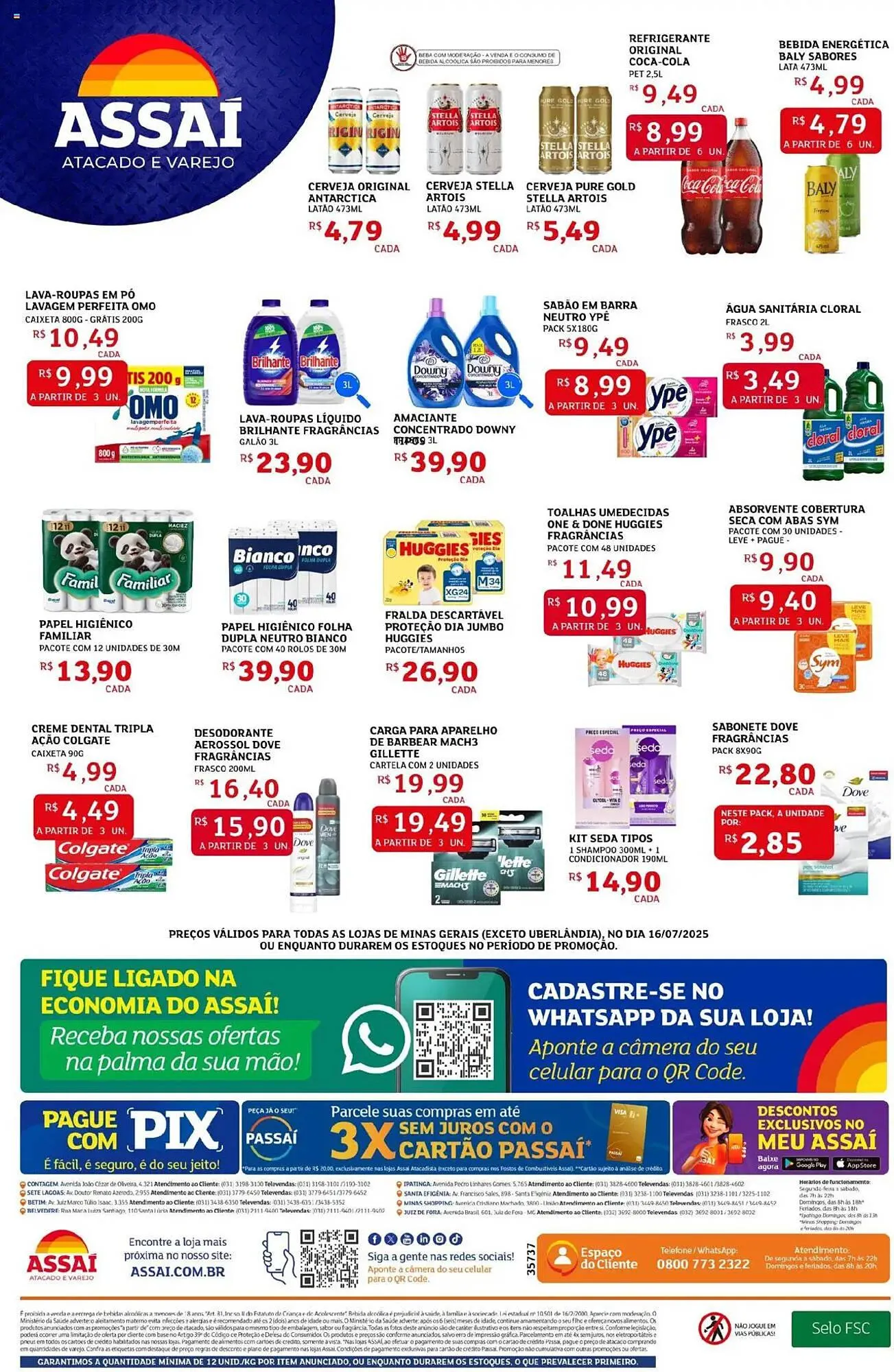 Encarte de Catálogo Assaí Atacadista 16 de julho até 16 de julho 2025 - Pagina 2