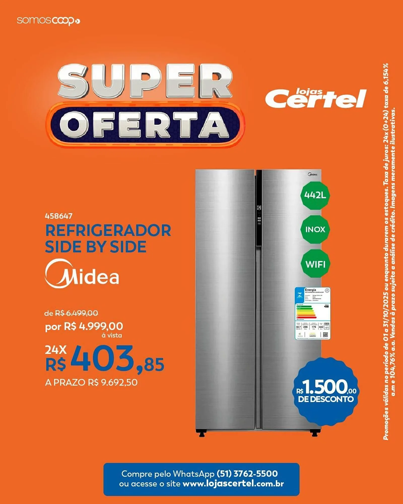 Encarte de Folheto Lojas Certel 3 de outubro até 31 de outubro 2025 - Pagina 4