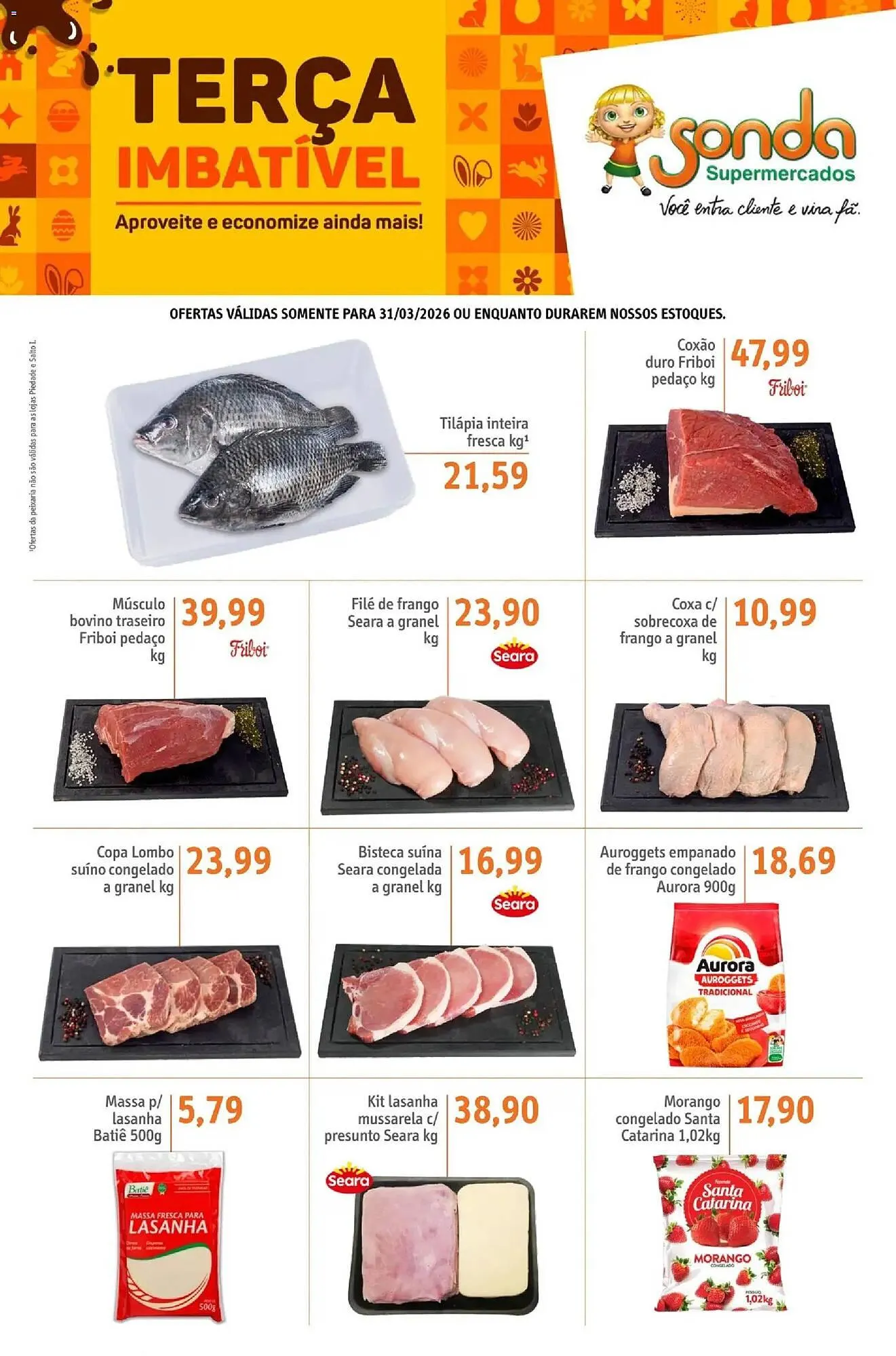 Encarte de Folheto Sonda 31 de março até 1 de abril 2026 - Pagina 1