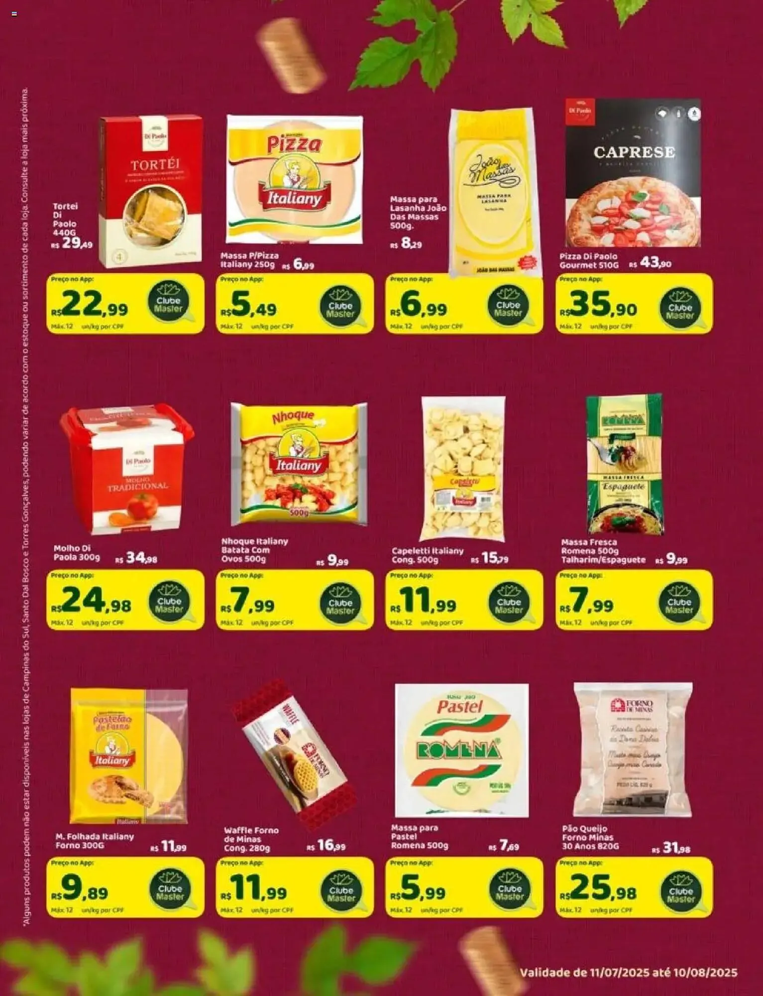 Encarte de Catálogo Master Supermercados 11 de julho até 11 de agosto 2025 - Pagina 12
