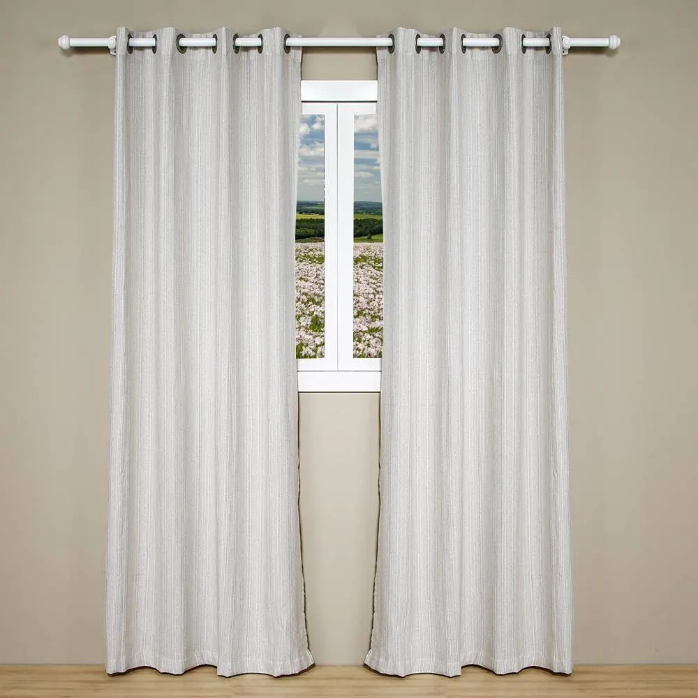 Cortina Para Quarto E Sala Chenille 2,60X2,30 M Havan Casa - Gardenia Off