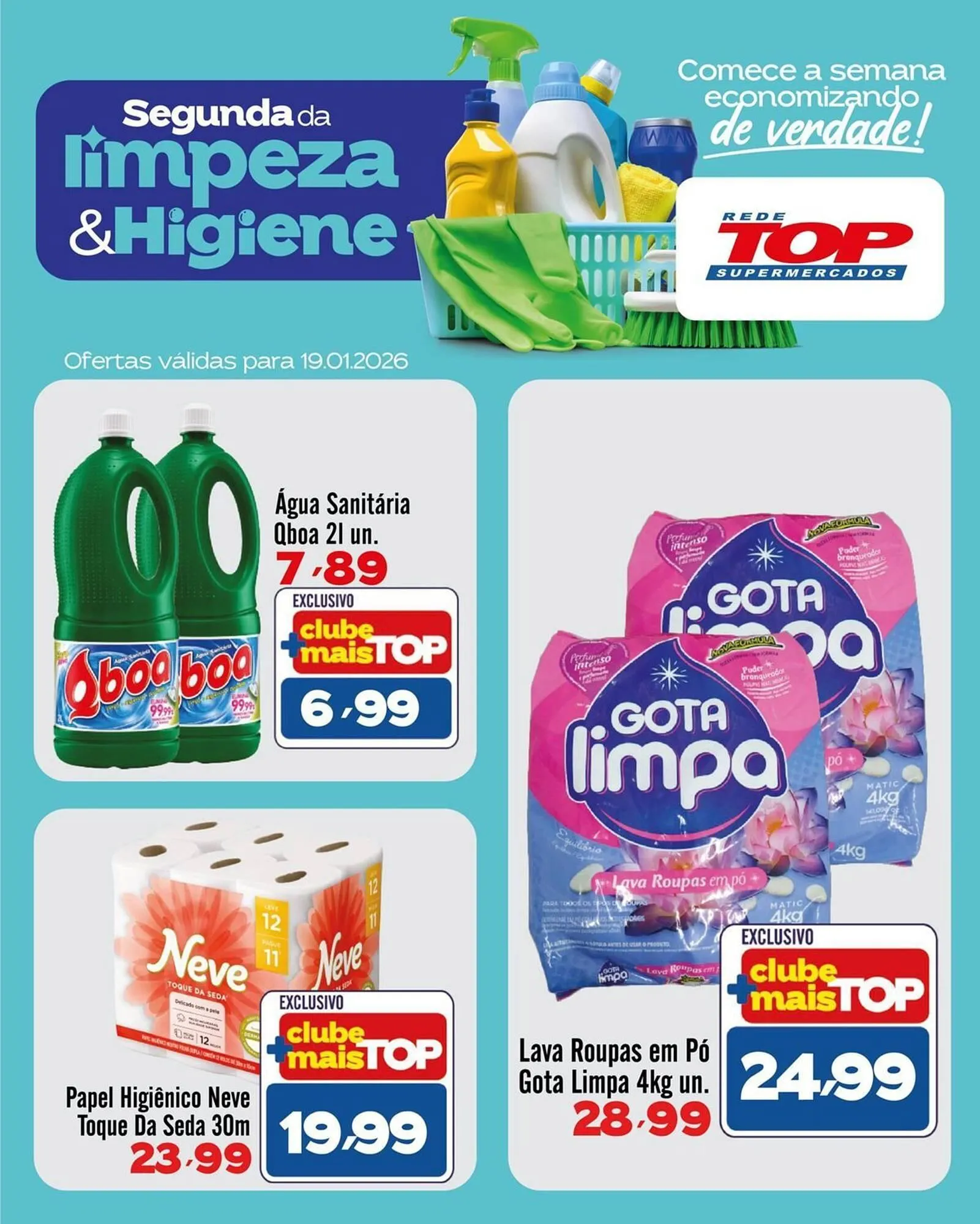 Encarte de Encarte Rede Top 19 de janeiro até 19 de janeiro 2026 - Pagina 1