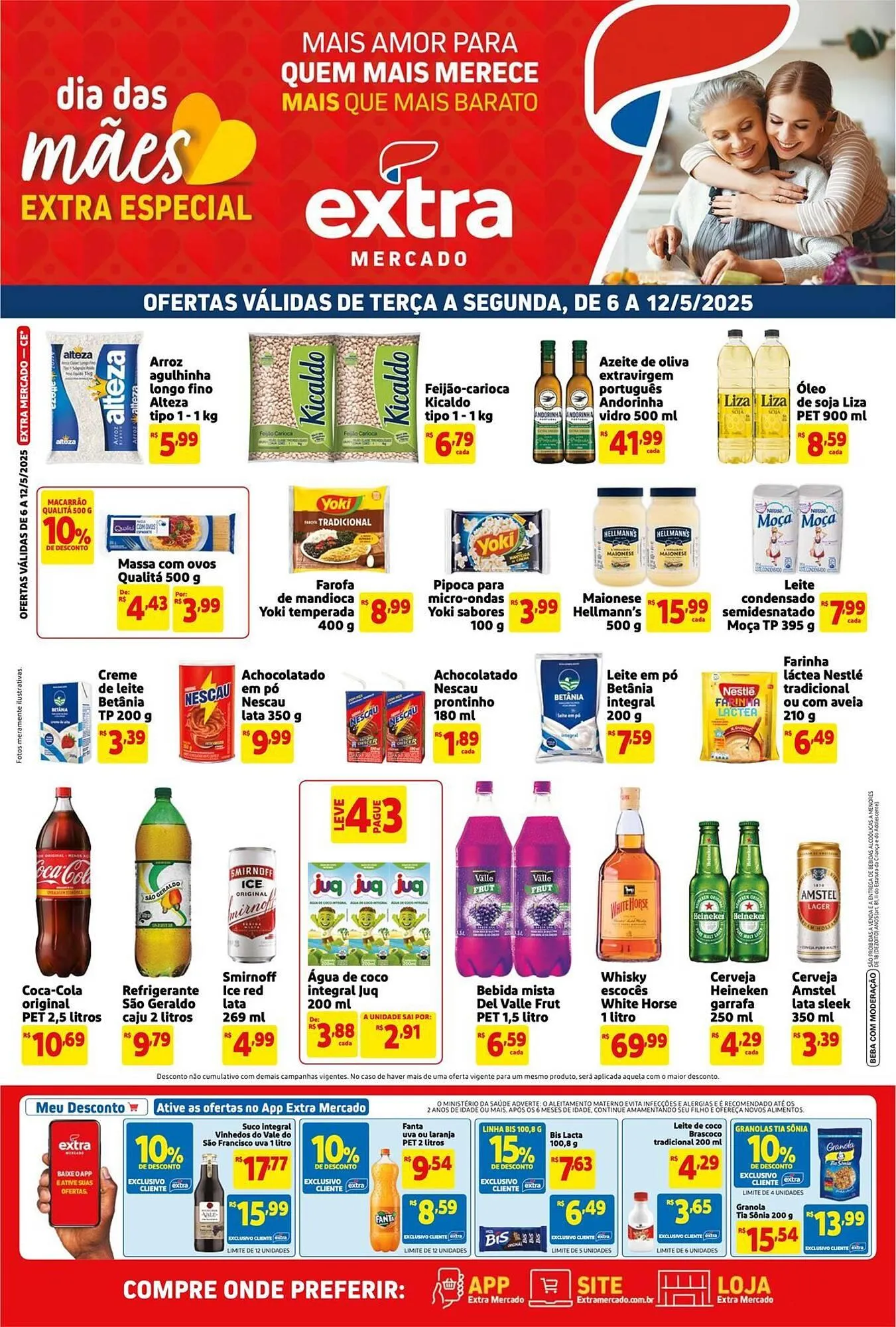 Encarte de Catálogo Extra 6 de maio até 12 de maio 2025 - Pagina 1