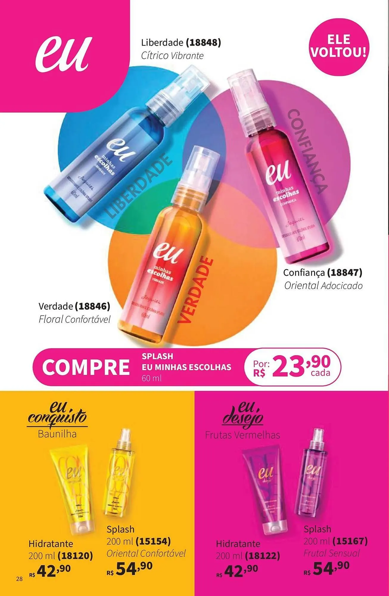 Encarte de Catálogo Jequiti 12 de maio até 31 de maio 2025 - Pagina 28