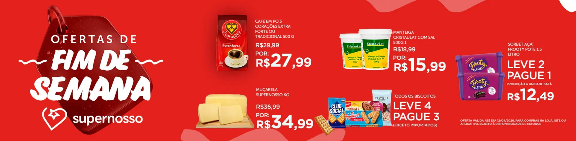 Encarte de Folheto Super Nosso 13 de abril até 19 de abril 2026 - Pagina 12