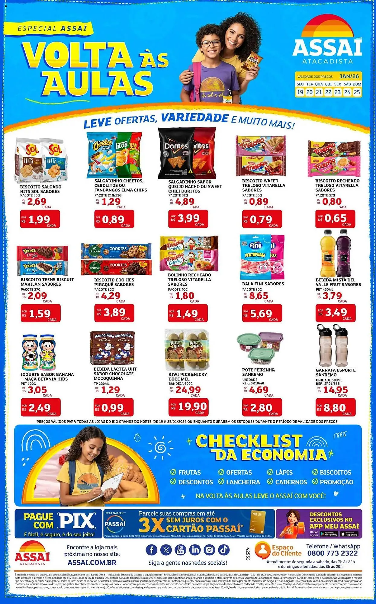Encarte de Encarte Assaí Atacadista 19 de janeiro até 25 de janeiro 2026 - Pagina 1