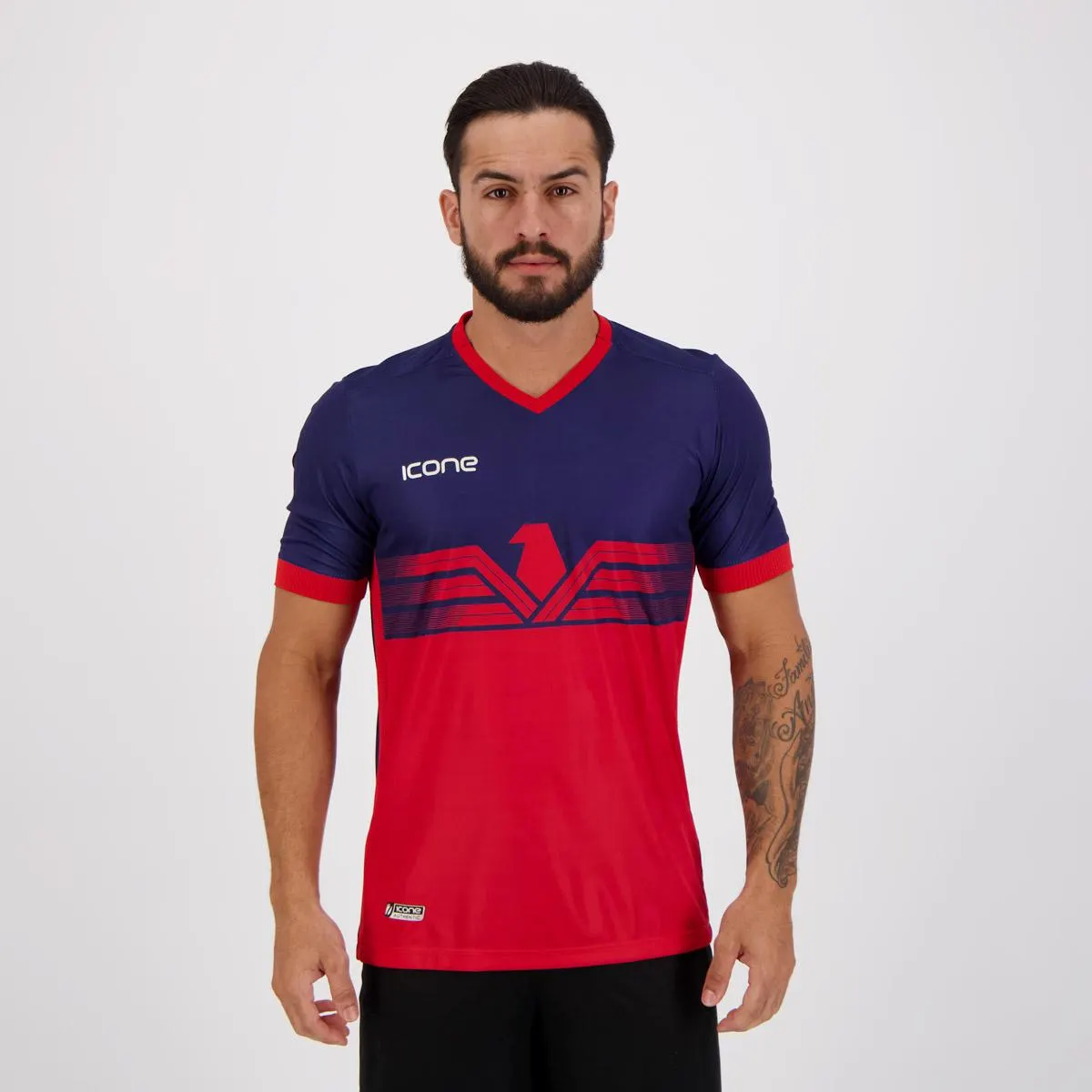 Camisa Ícone Sports Eagle Azul e Vermelha